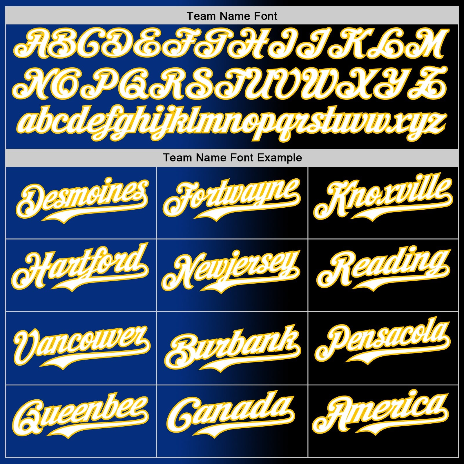 Custom Black White Royal-Yellow Authentic Gradient Fashion Baseball Jersey