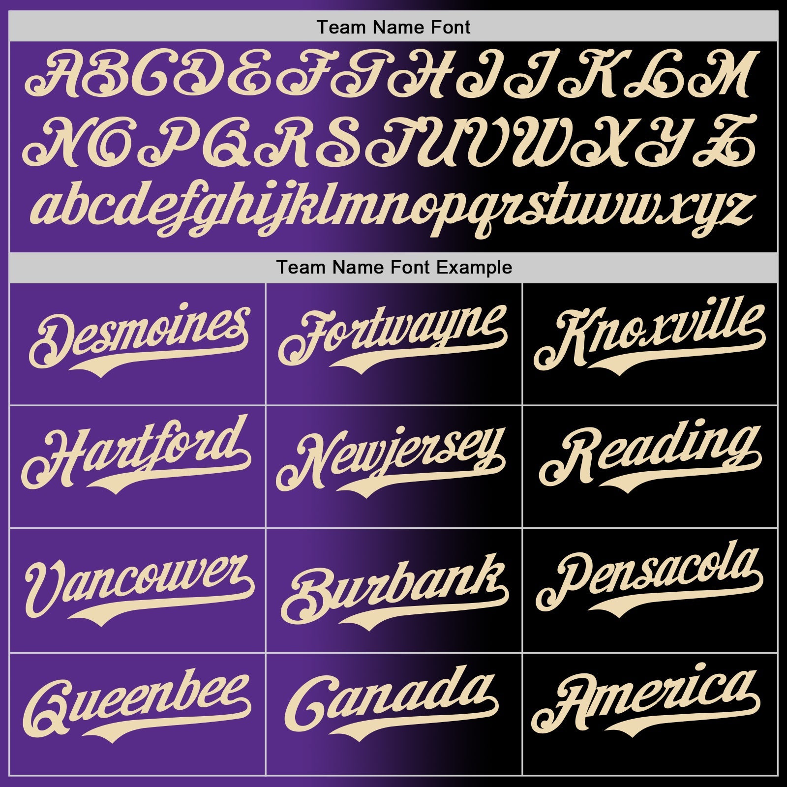 Custom Black Cream-Purple Authentic Gradient Fashion Baseball Jersey