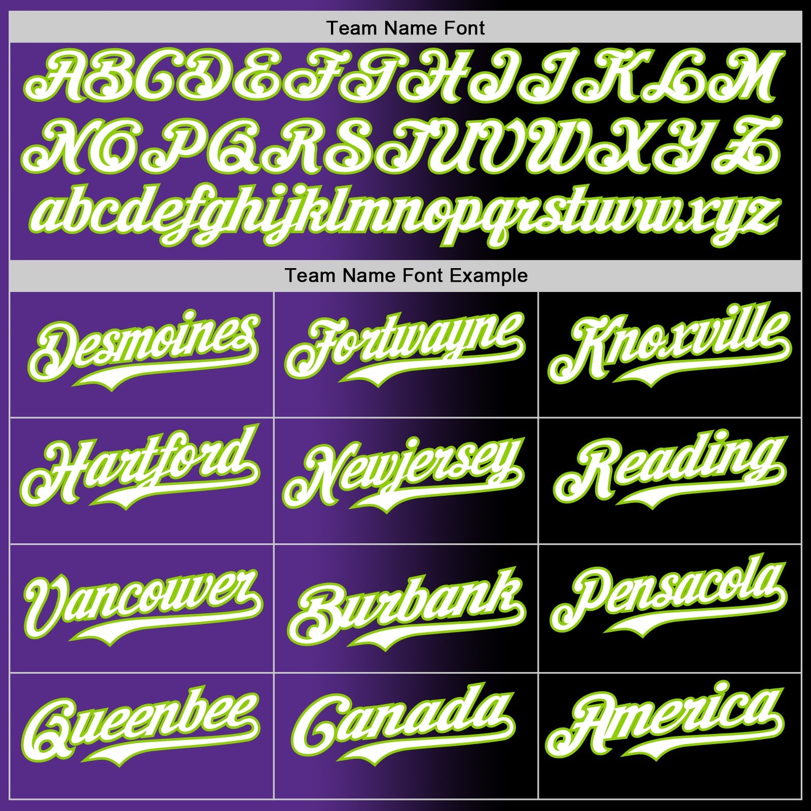 Custom Black White Purple-Neon Green Authentic Gradient Fashion Baseball Jersey