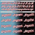 Custom Black White Shadow Blue-Red Authentic Gradient Fashion Baseball Jersey