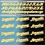 Custom Black White Shadow Blue-Gold Authentic Gradient Fashion Baseball Jersey
