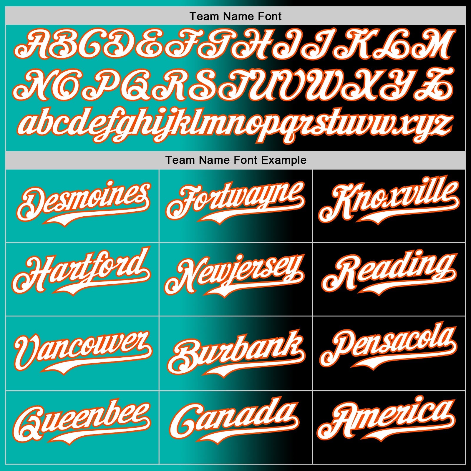 Custom Black White Aqua-Orange Authentic Gradient Fashion Baseball Jersey