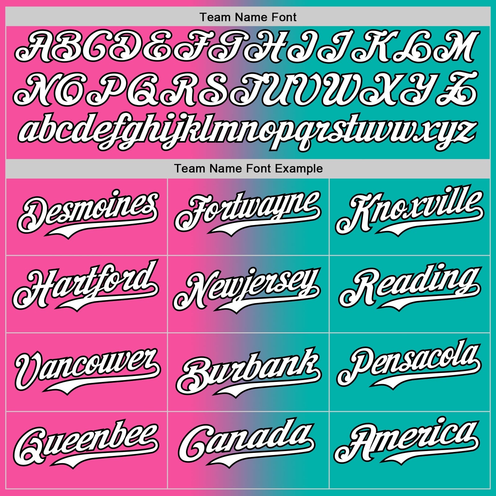 Custom Aqua White Pink-Black Authentic Gradient Fashion Baseball Jersey