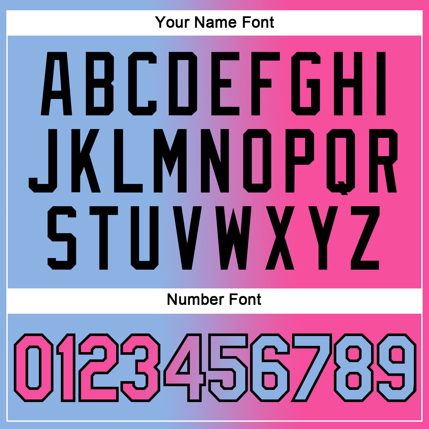 Custom Light Blue Pink-Black Gradient Fashion Performance T-Shirt