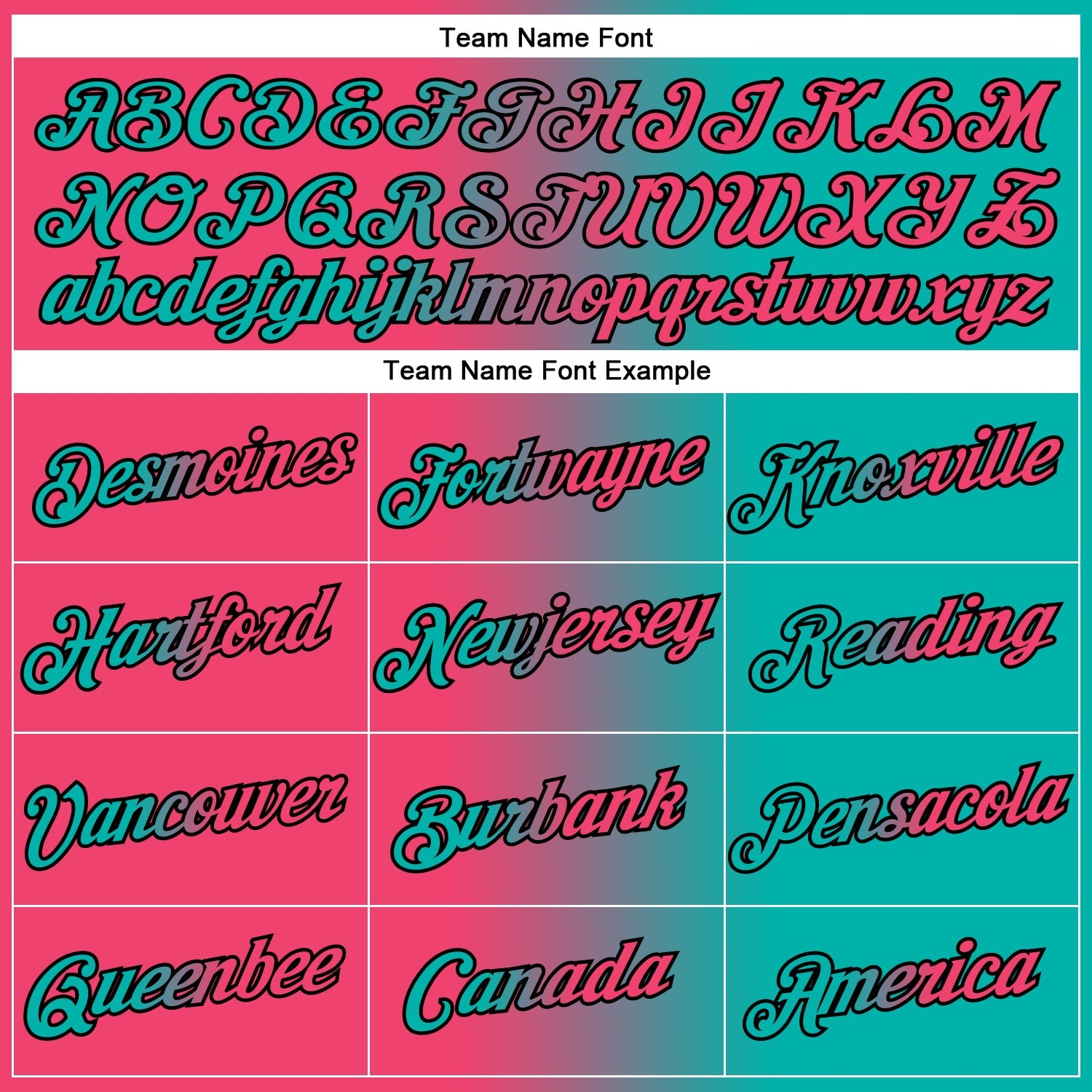 Custom Aqua Neon Pink-Black Gradient Fashion Performance T-Shirt