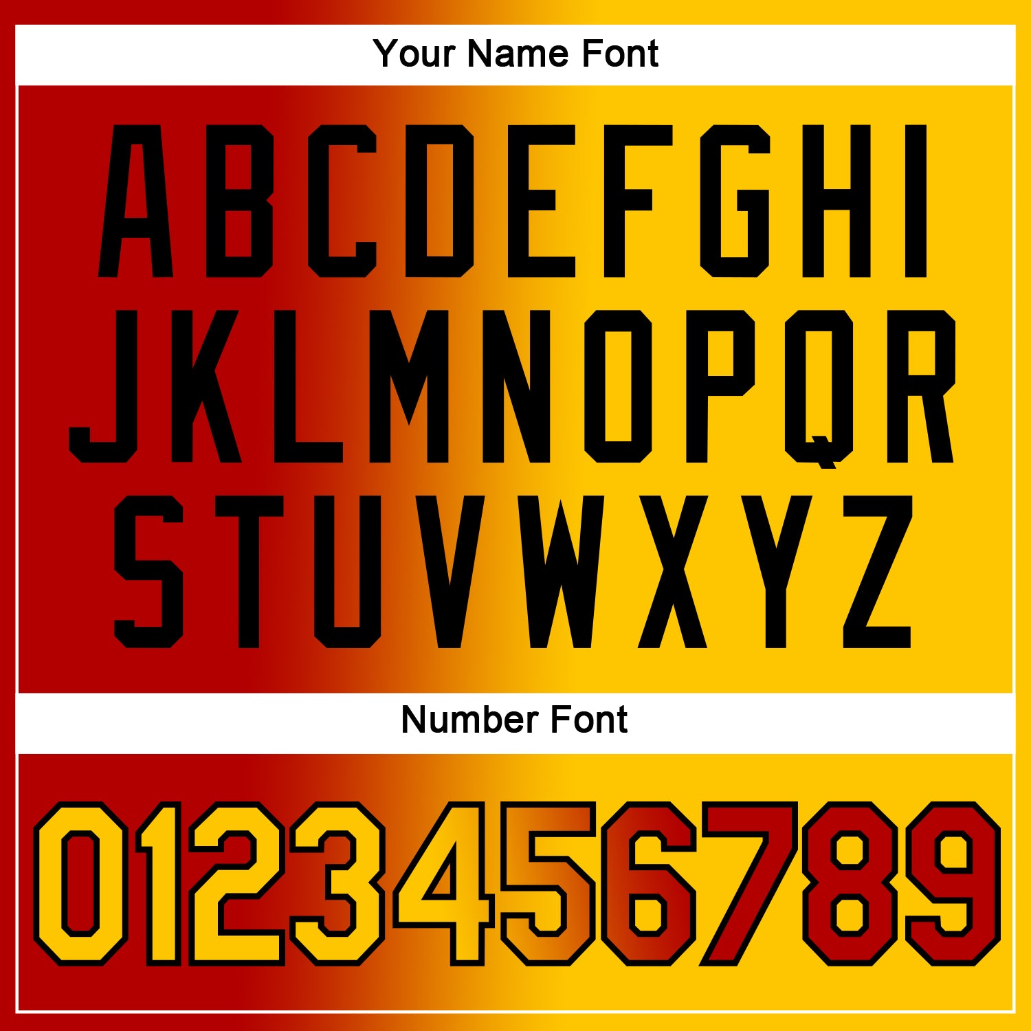 Custom Red Yellow-Black Gradient Fashion Performance T-Shirt