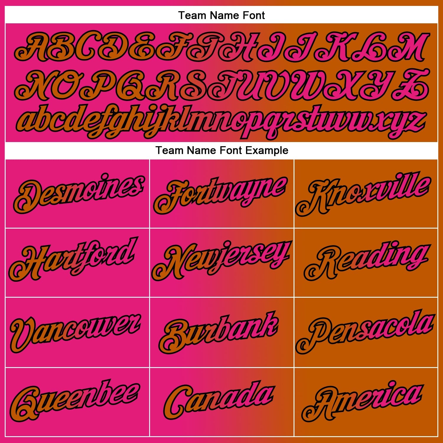 Custom Texas Orange Hot Pink-Black Gradient Fashion Performance T-Shirt