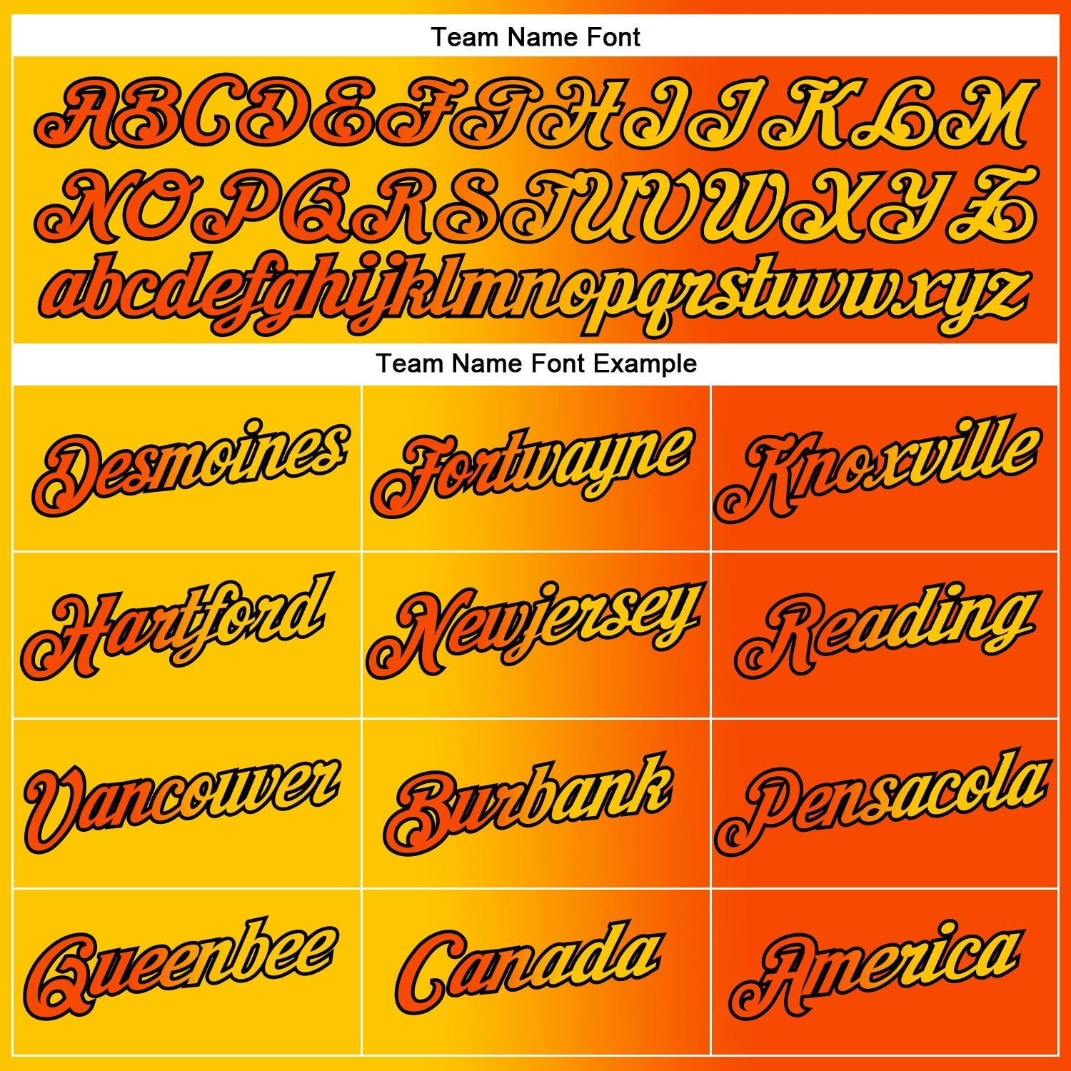 Custom Orange Yellow-Black Gradient Fashion Performance T-Shirt