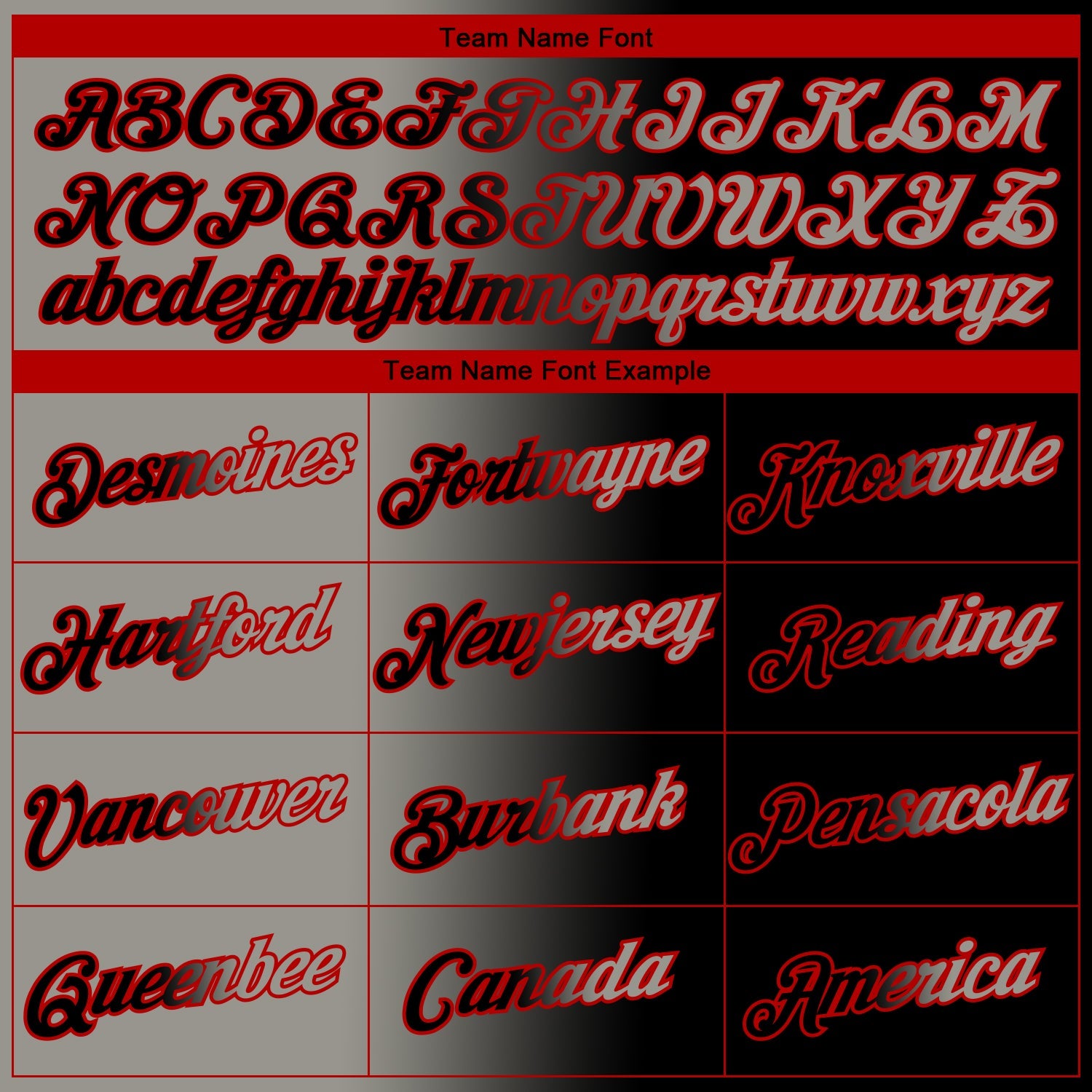 Custom Black Gray-Red Gradient Fashion Performance T-Shirt