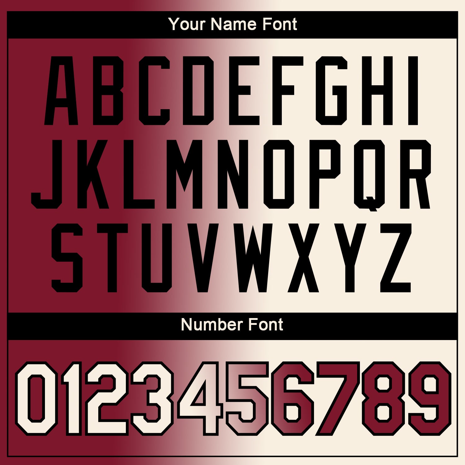 Custom Maroon Cream-Black Gradient Fashion Performance T-Shirt