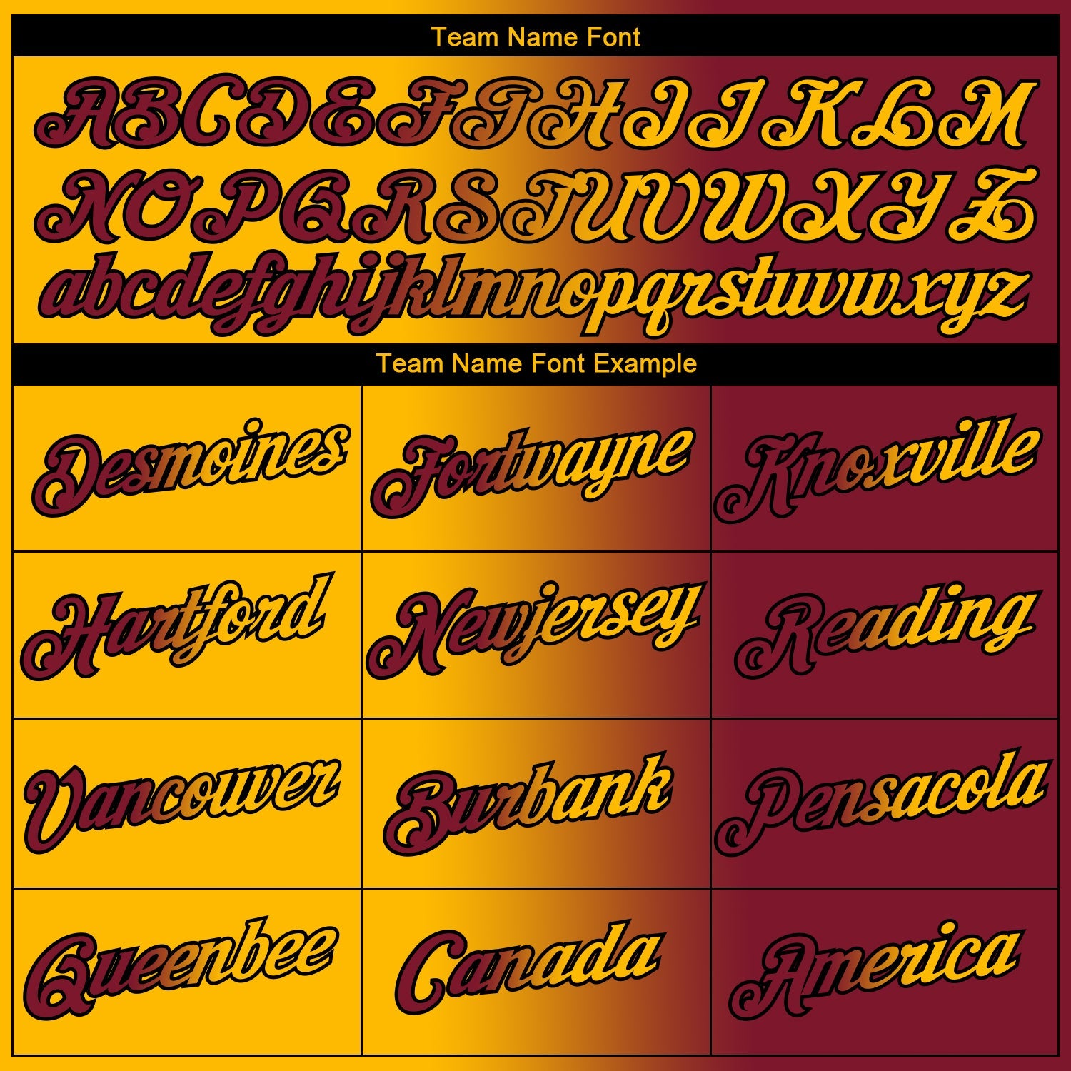 Custom Maroon Gold-Black Gradient Fashion Performance T-Shirt