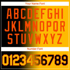 Custom Black Gold-Orange Gradient Fashion Performance T-Shirt