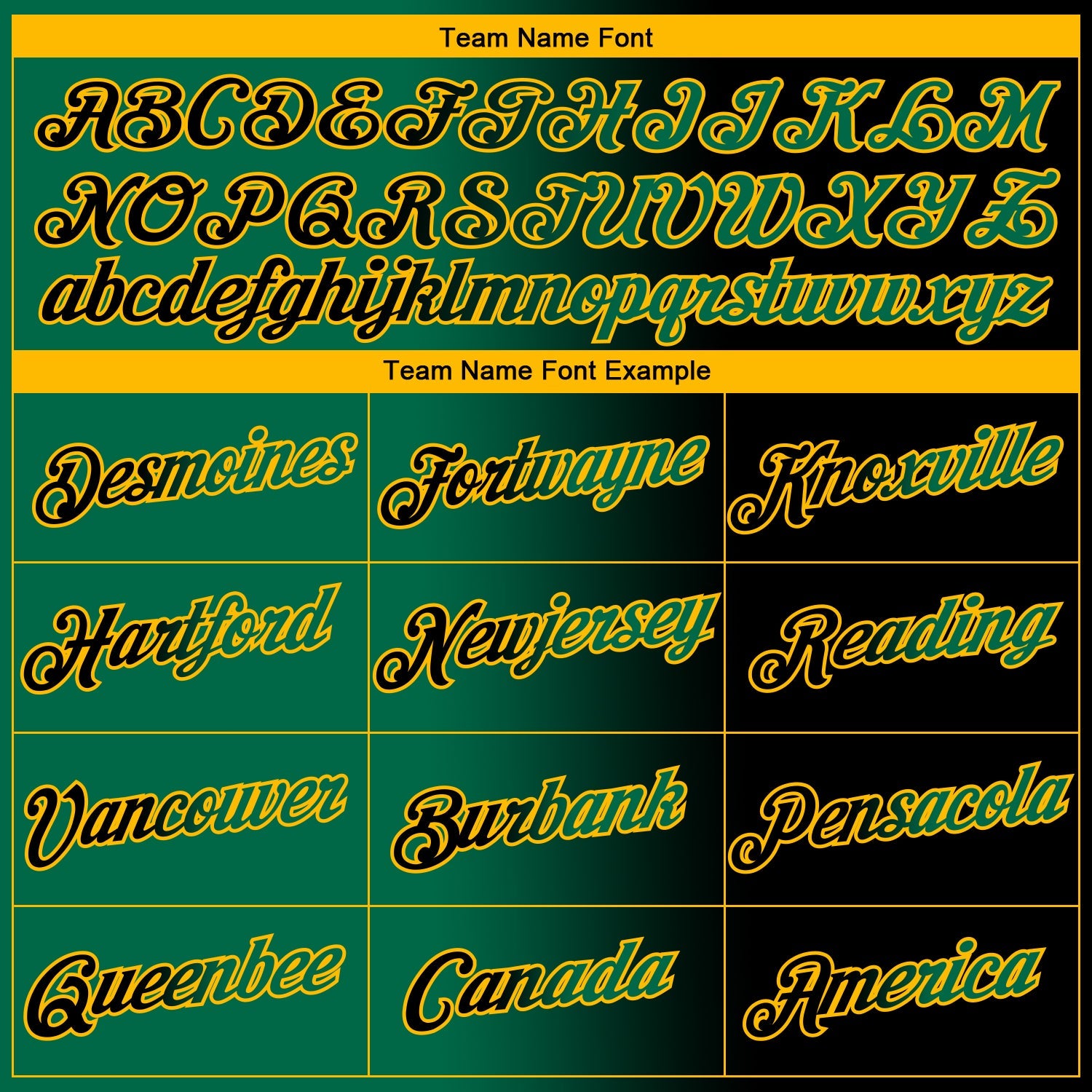 Custom Black Kelly Green-Gold Gradient Fashion Performance T-Shirt