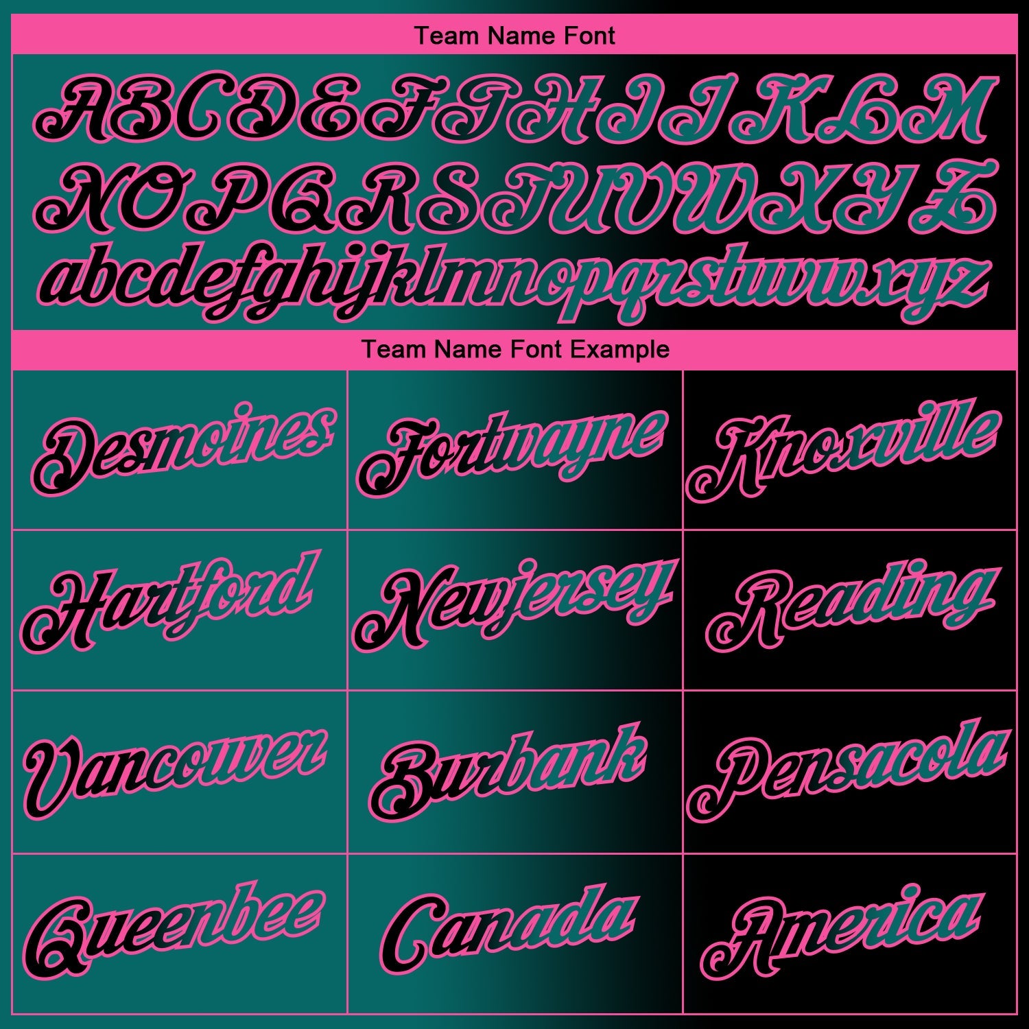 Custom Black Teal-Pink Gradient Fashion Performance T-Shirt