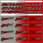 Custom Red Gray-Black Gradient Fashion Performance T-Shirt