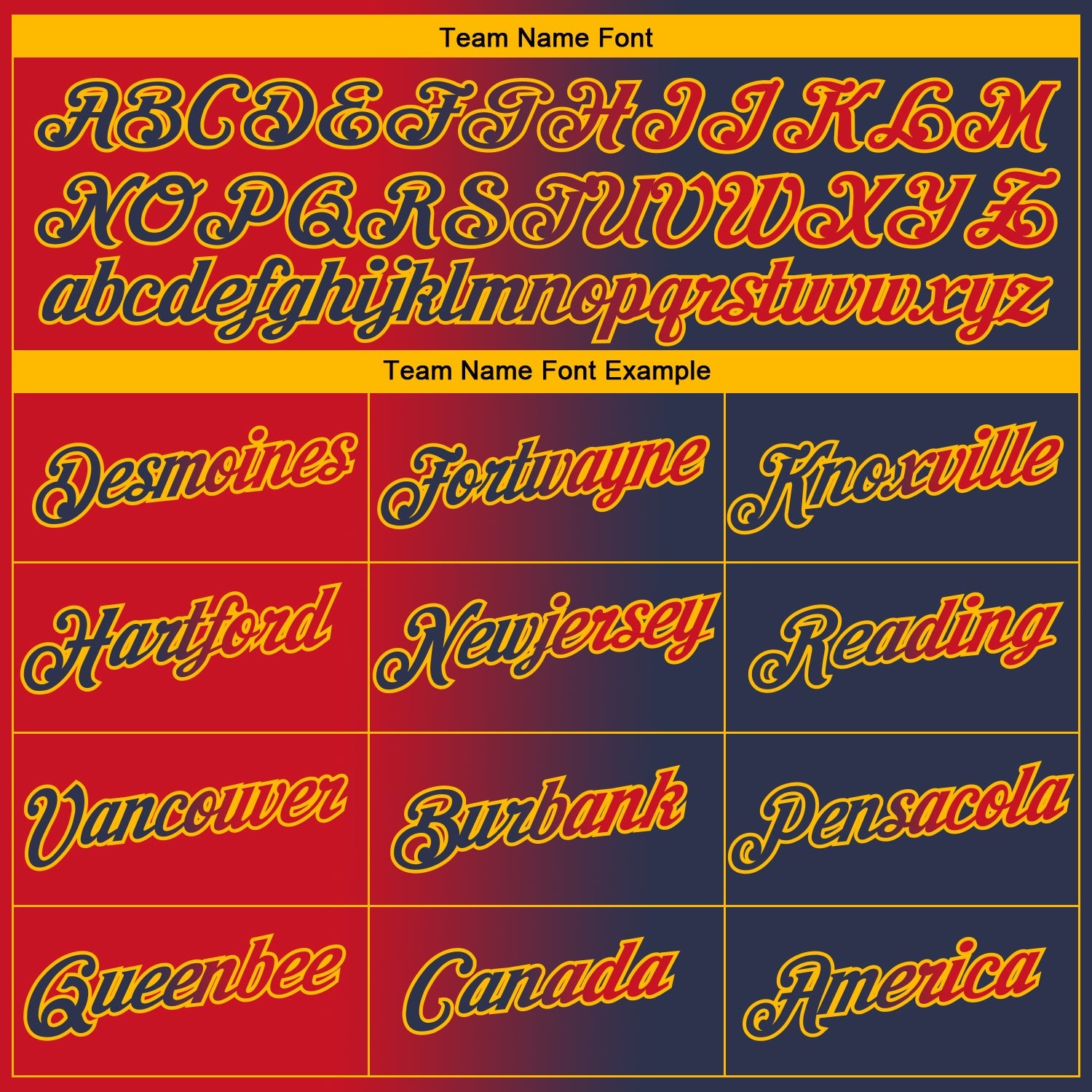 Custom Navy Red-Gold Gradient Fashion Performance T-Shirt