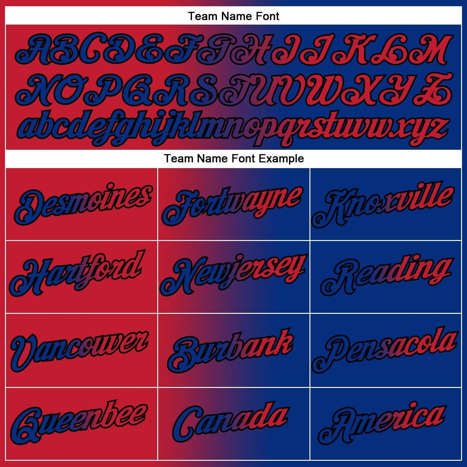 Custom Royal Red-Black Gradient Fashion Performance T-Shirt