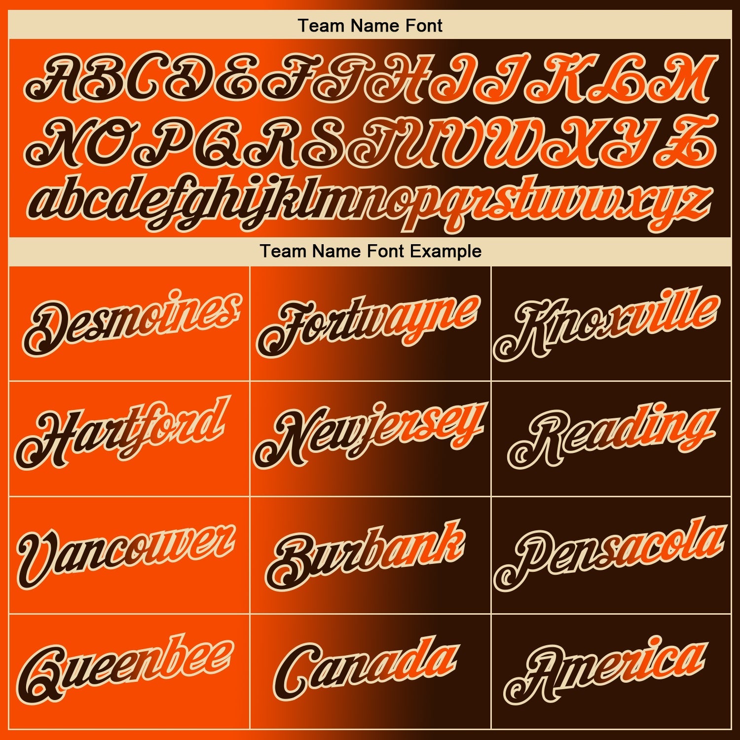 Custom Brown Orange-Cream Gradient Fashion Performance T-Shirt