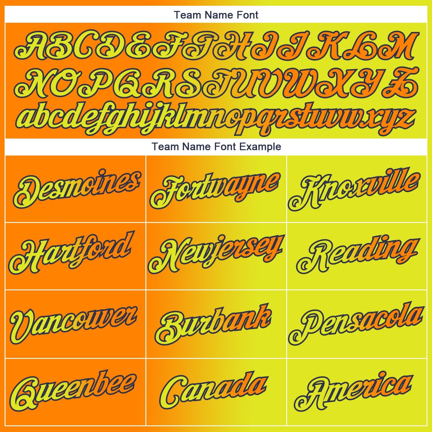 Custom Neon Yellow Bay Orange-Navy Gradient Fashion Performance T-Shirt