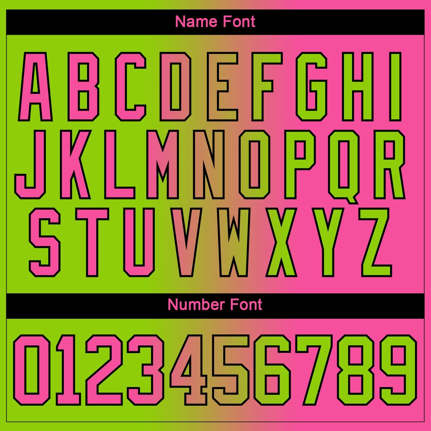 Custom Neon Green Pink-Black Gradient Fashion Hockey Lace Neck Jersey