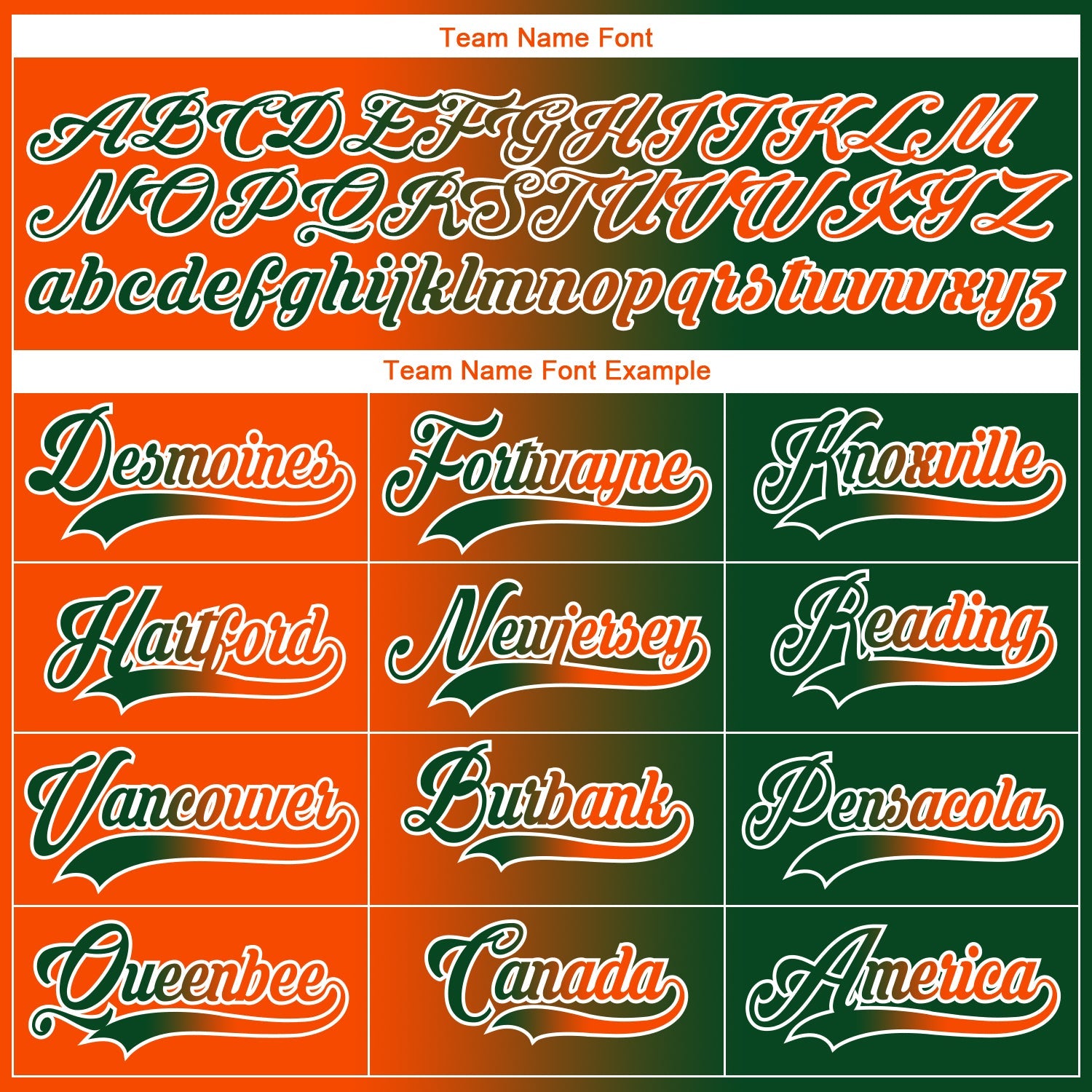 Custom Green Orange-White Gradient Fashion Hockey Lace Neck Jersey