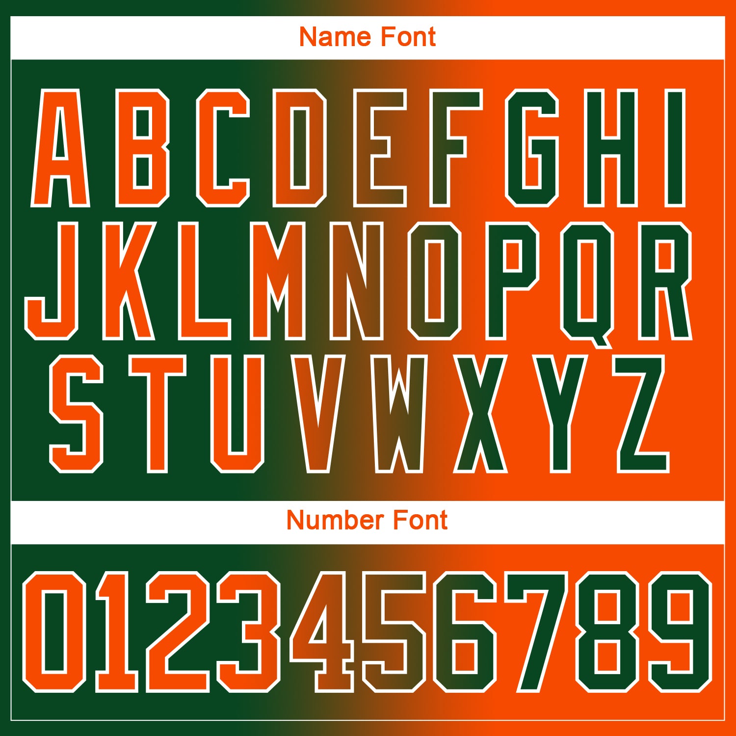 Custom Green Orange-White Gradient Fashion Hockey Lace Neck Jersey