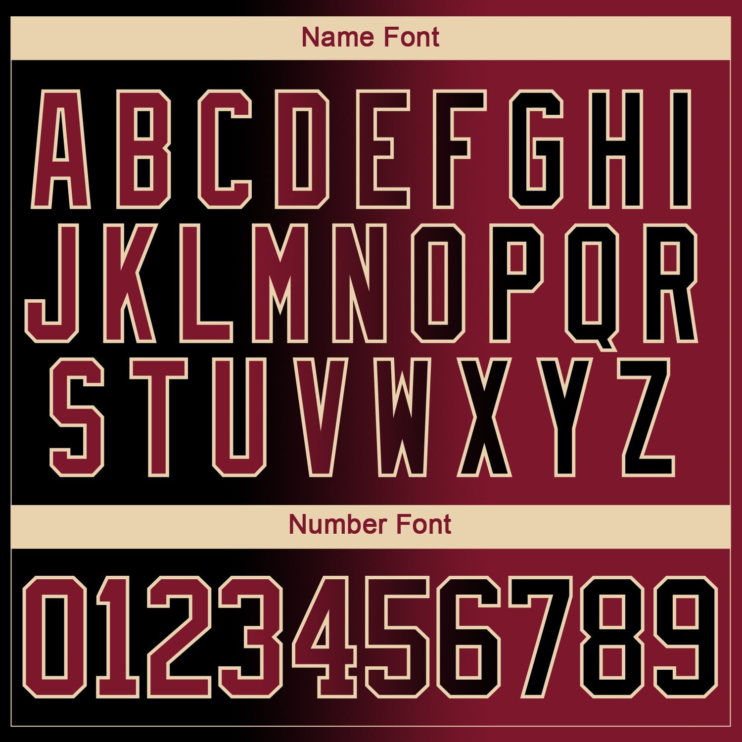 Custom Black Crimson-City Cream Gradient Fashion Hockey Lace Neck Jersey