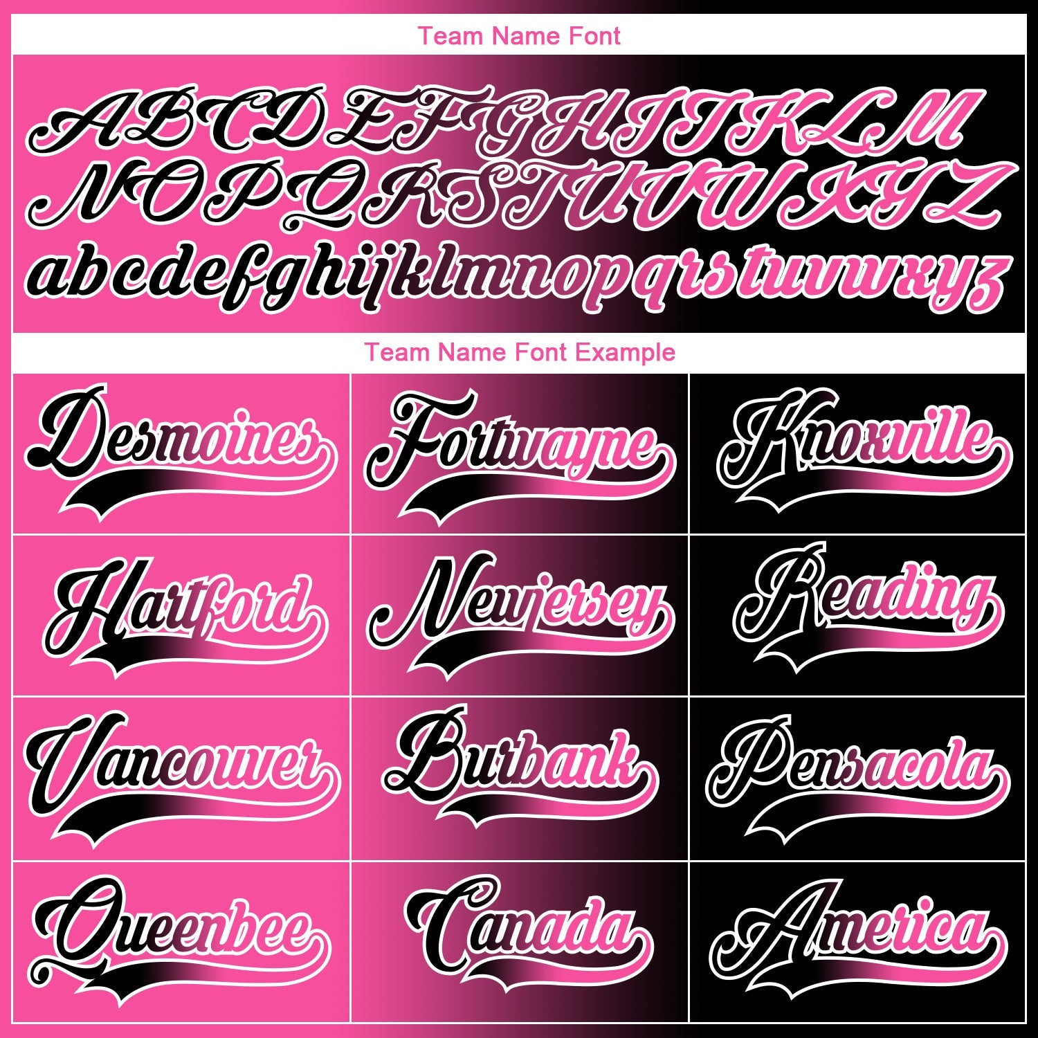 Custom Black Pink-White Gradient Fashion Hockey Lace Neck Jersey