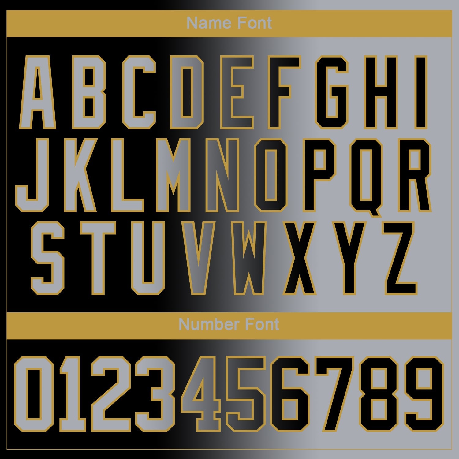 Custom Black Gray-Old Gold Gradient Fashion Hockey Lace Neck Jersey