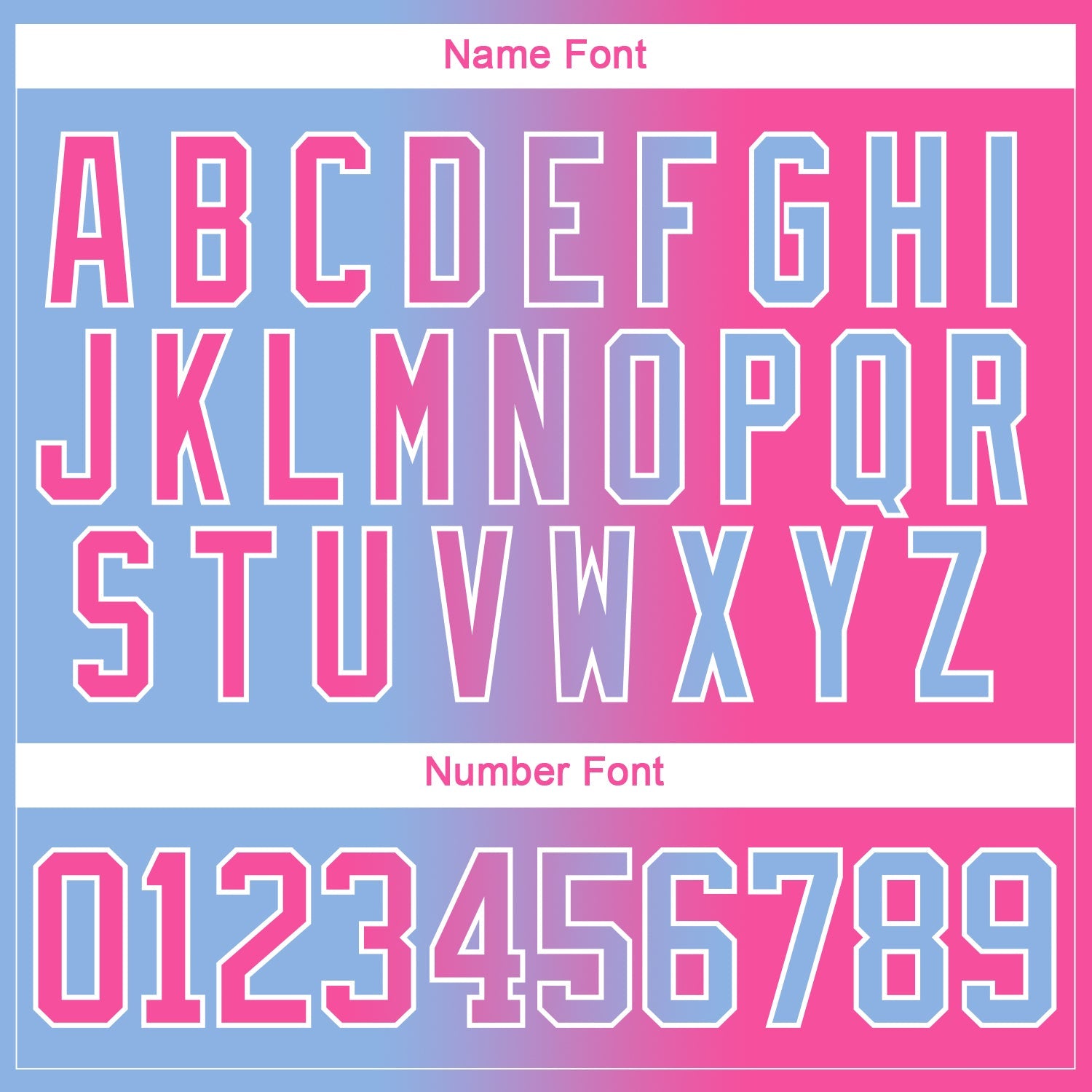 Custom Light Blue Pink-White Gradient Fashion Hockey Lace Neck Jersey