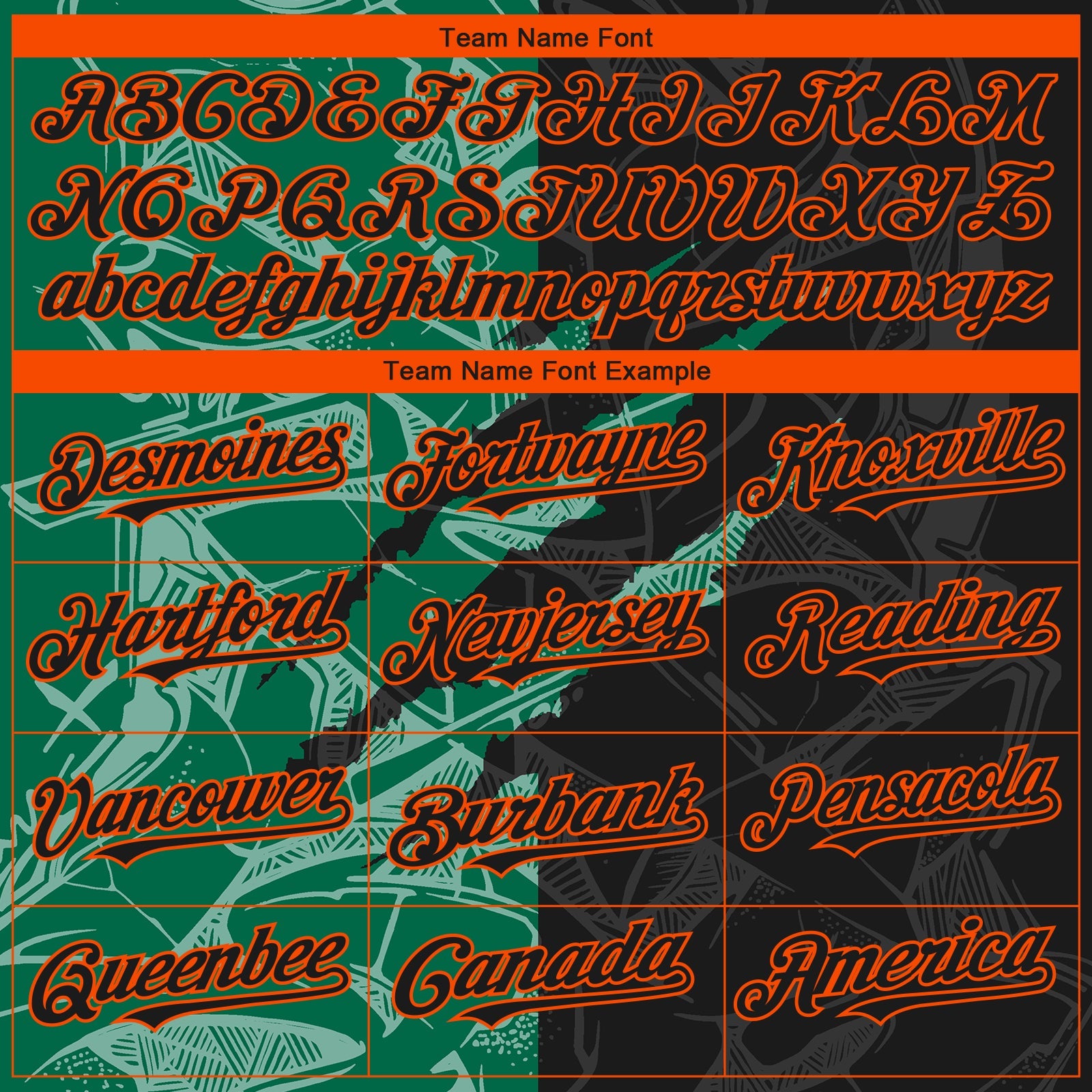Custom Stitched Graffiti Pattern Black Kelly Green-Orange 3D Scratch Sports Pullover Sweatshirt Hoodie