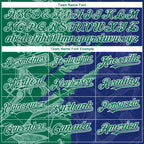 Custom Stitched Graffiti Pattern Kelly Green Royal-White 3D Scratch Sports Pullover Sweatshirt Hoodie