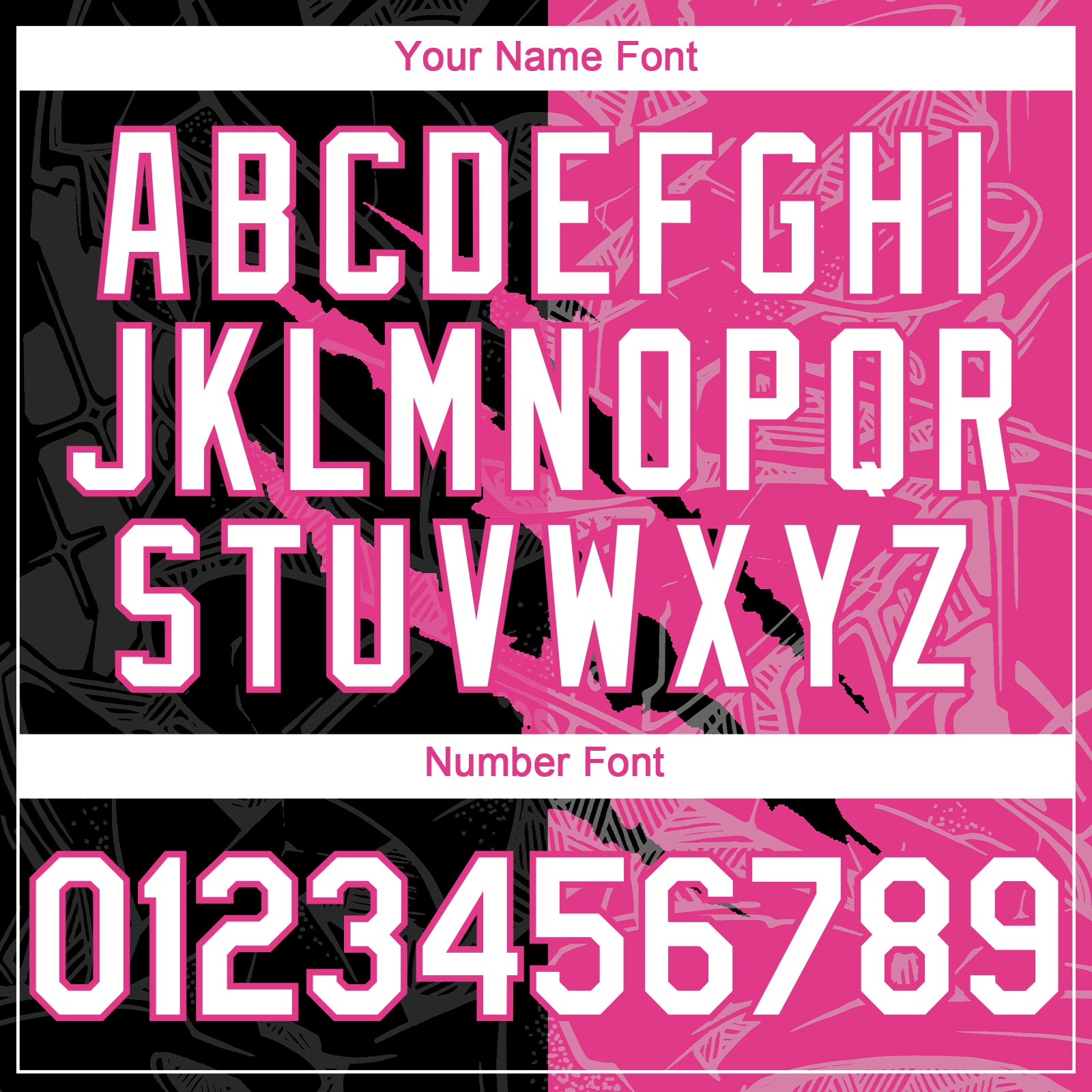 Custom Graffiti Pattern White Black-Pink 3D Scratch Authentic Baseball Jersey