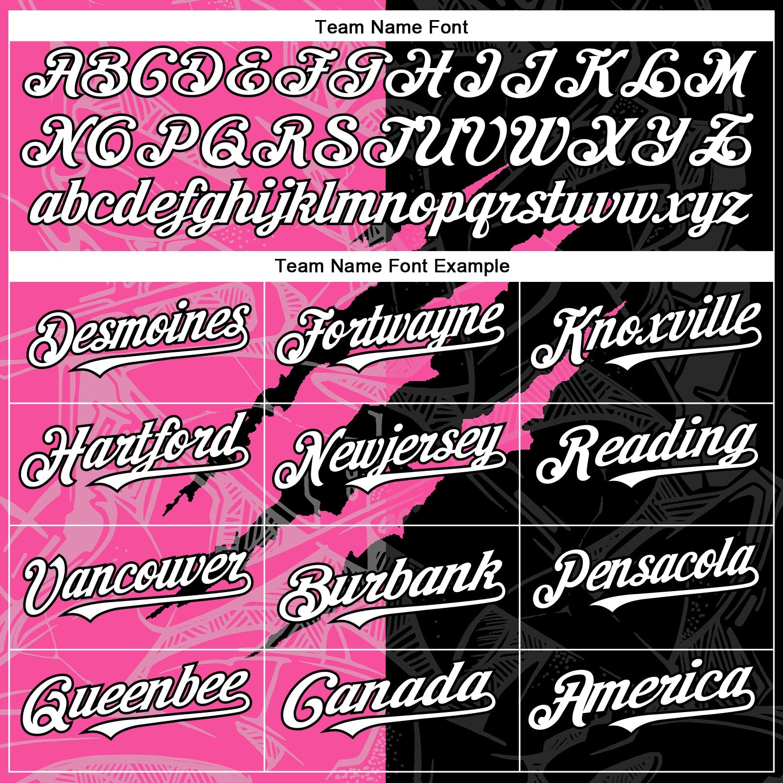 Custom Graffiti Pattern White Black-Pink 3D Scratch Authentic Baseball Jersey