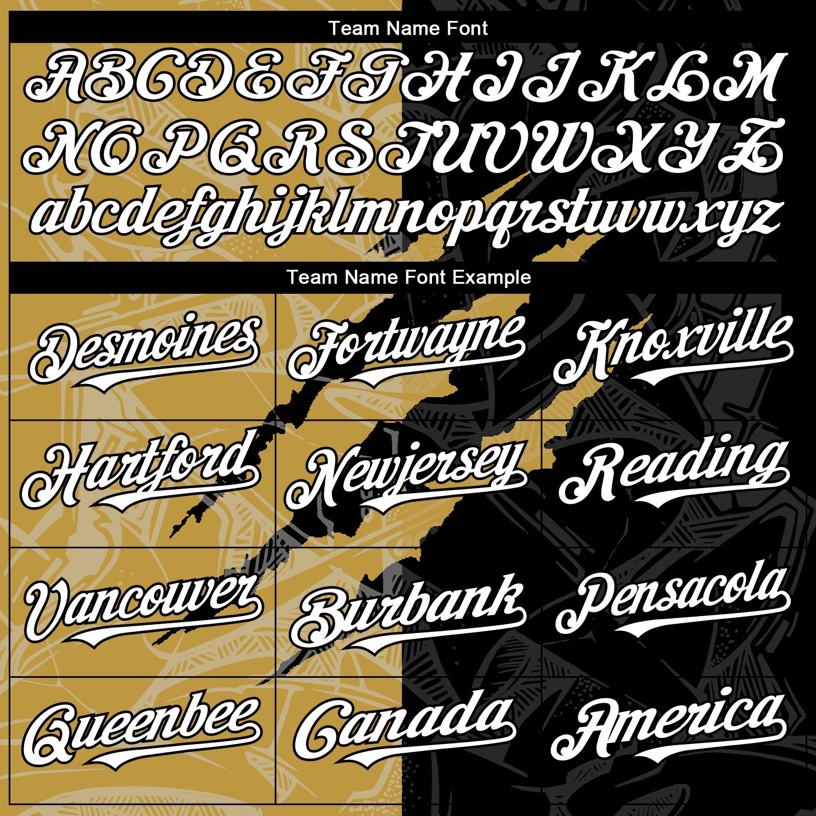 Custom Graffiti Pattern White Black-Old Gold 3D Scratch Authentic Baseball Jersey