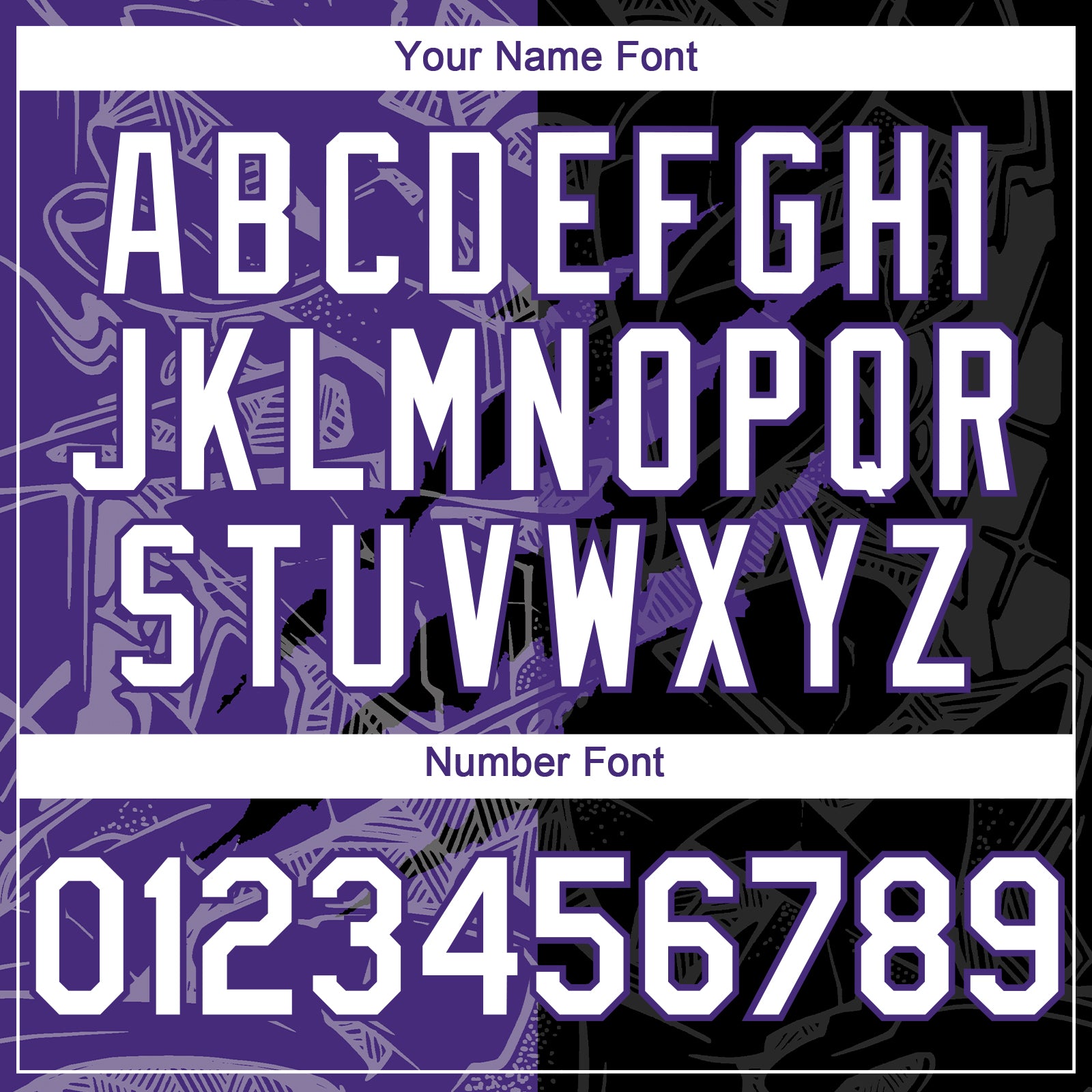 Custom Graffiti Pattern White Black-Purple 3D Scratch Authentic Baseball Jersey