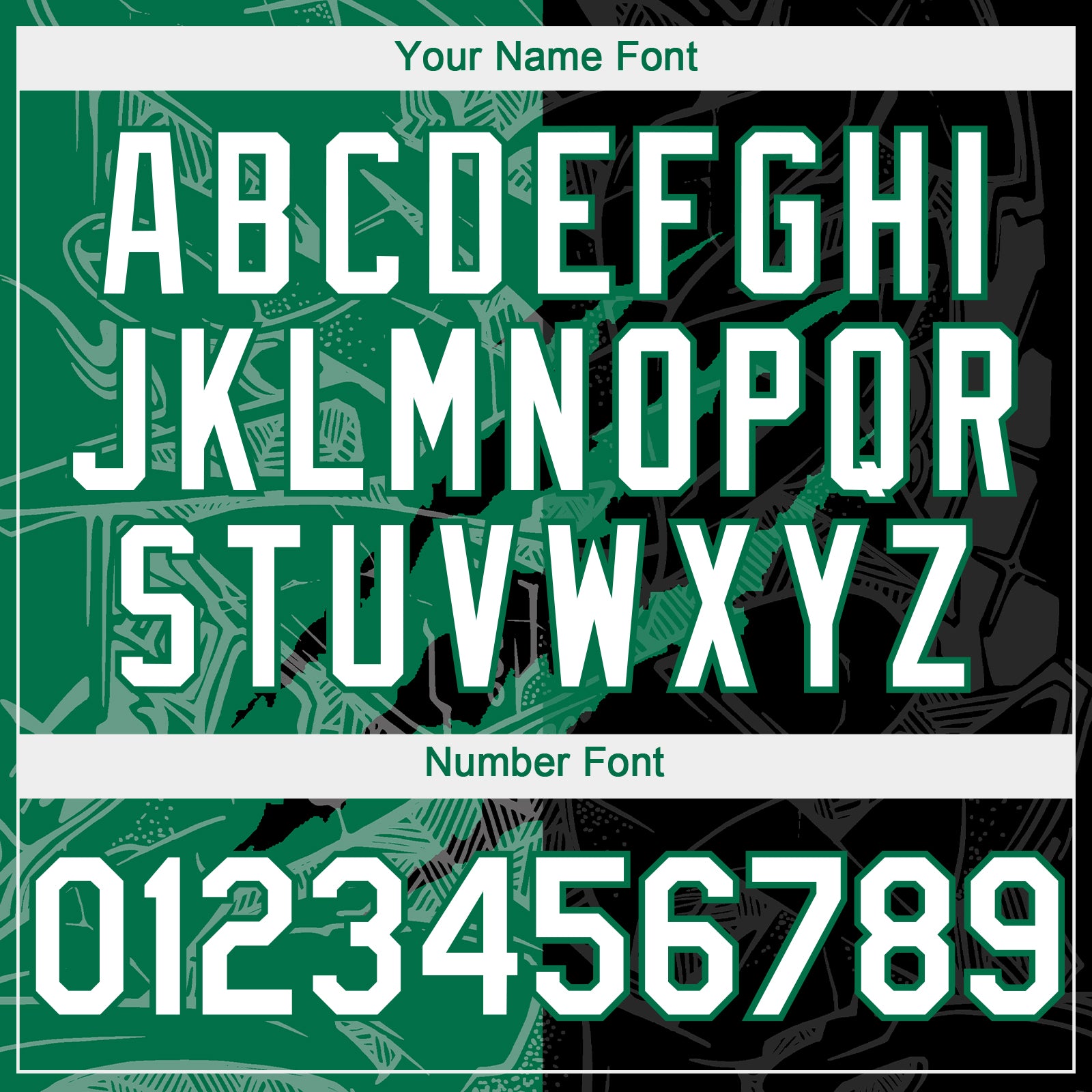 Custom Graffiti Pattern White Black-Kelly Green 3D Scratch Authentic Baseball Jersey