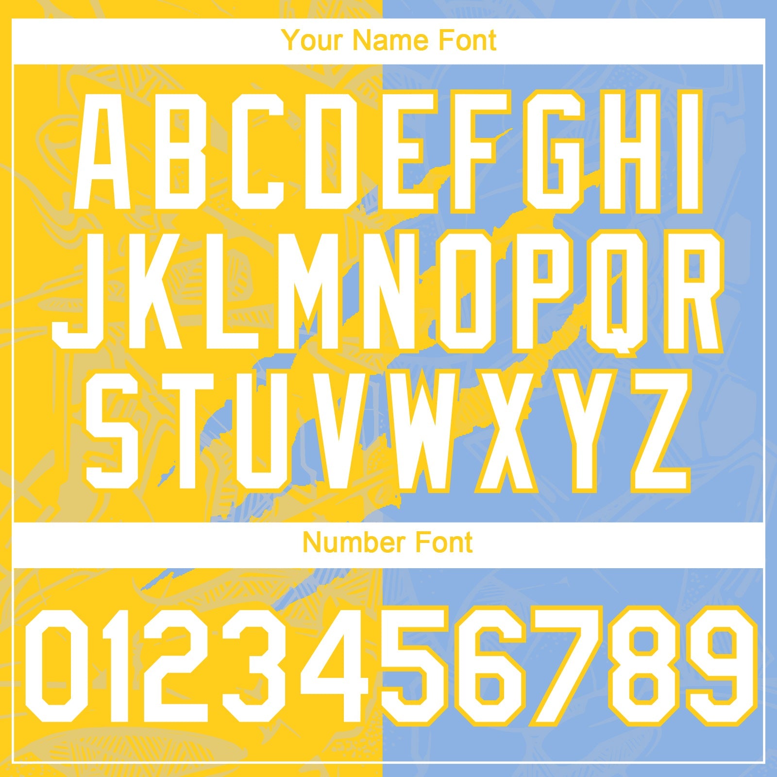 Custom Graffiti Pattern White Light Blue-Yellow 3D Scratch Authentic Baseball Jersey