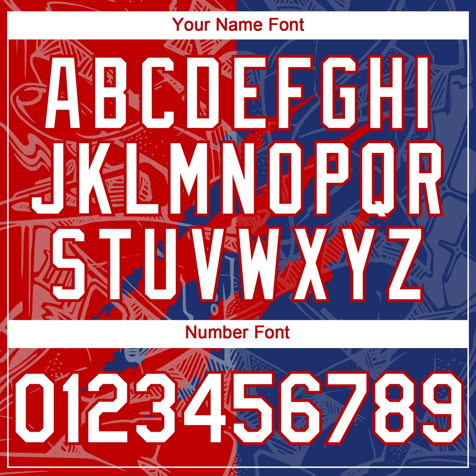 Custom Graffiti Pattern White Royal-Red 3D Scratch Authentic Baseball Jersey