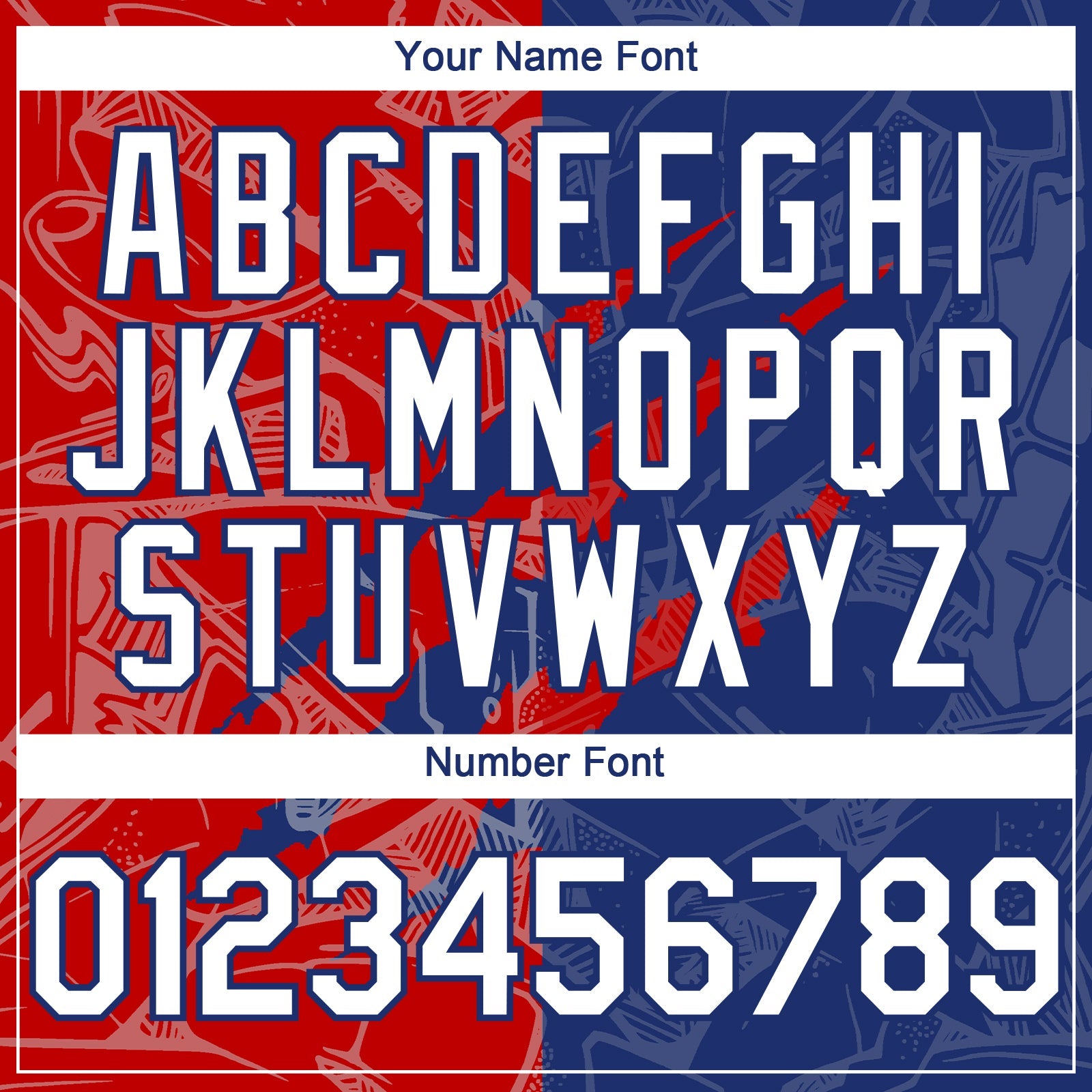 Custom Graffiti Pattern White Royal-Red 3D Scratch Authentic Baseball Jersey