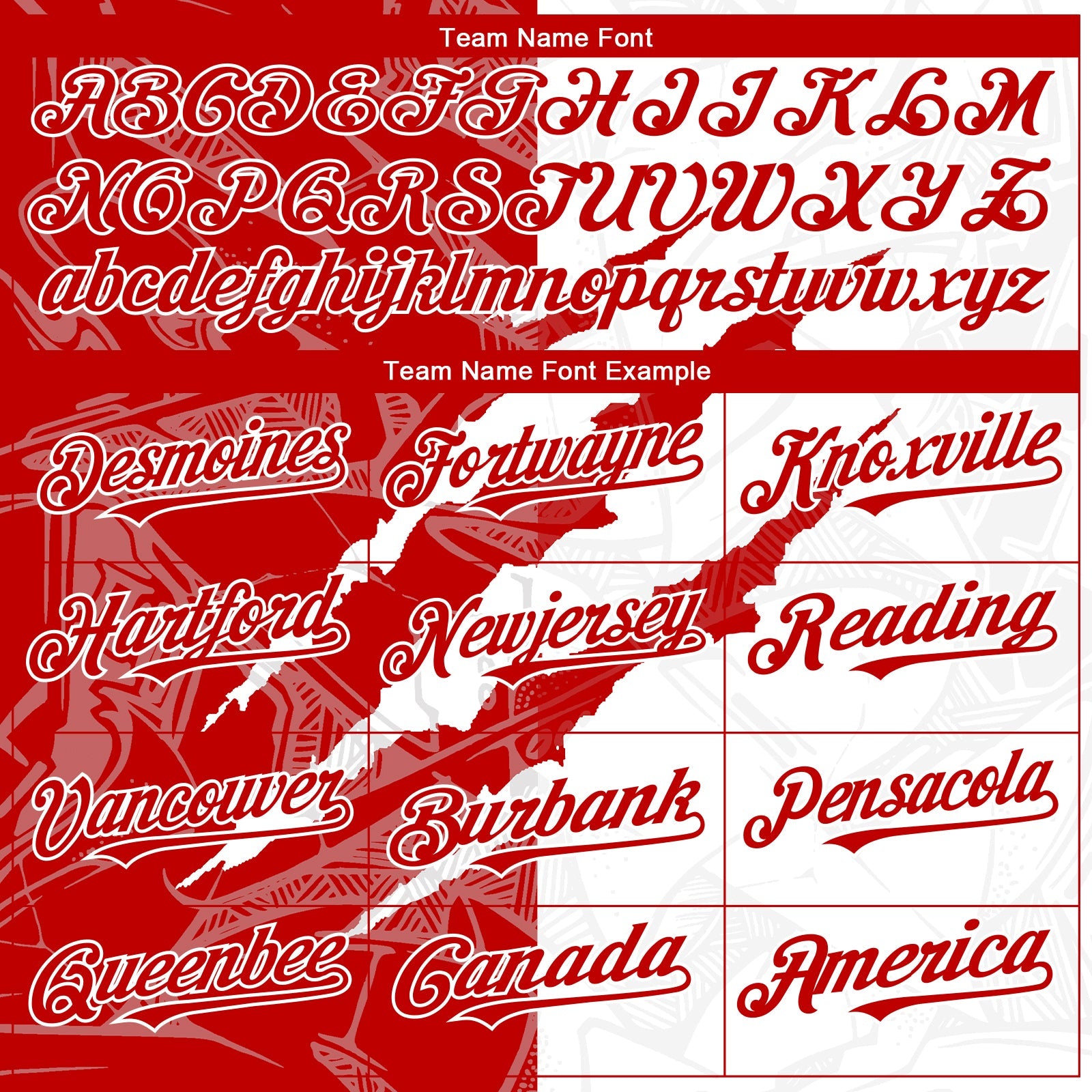 Custom Graffiti Pattern Red-White 3D Scratch Authentic Baseball Jersey