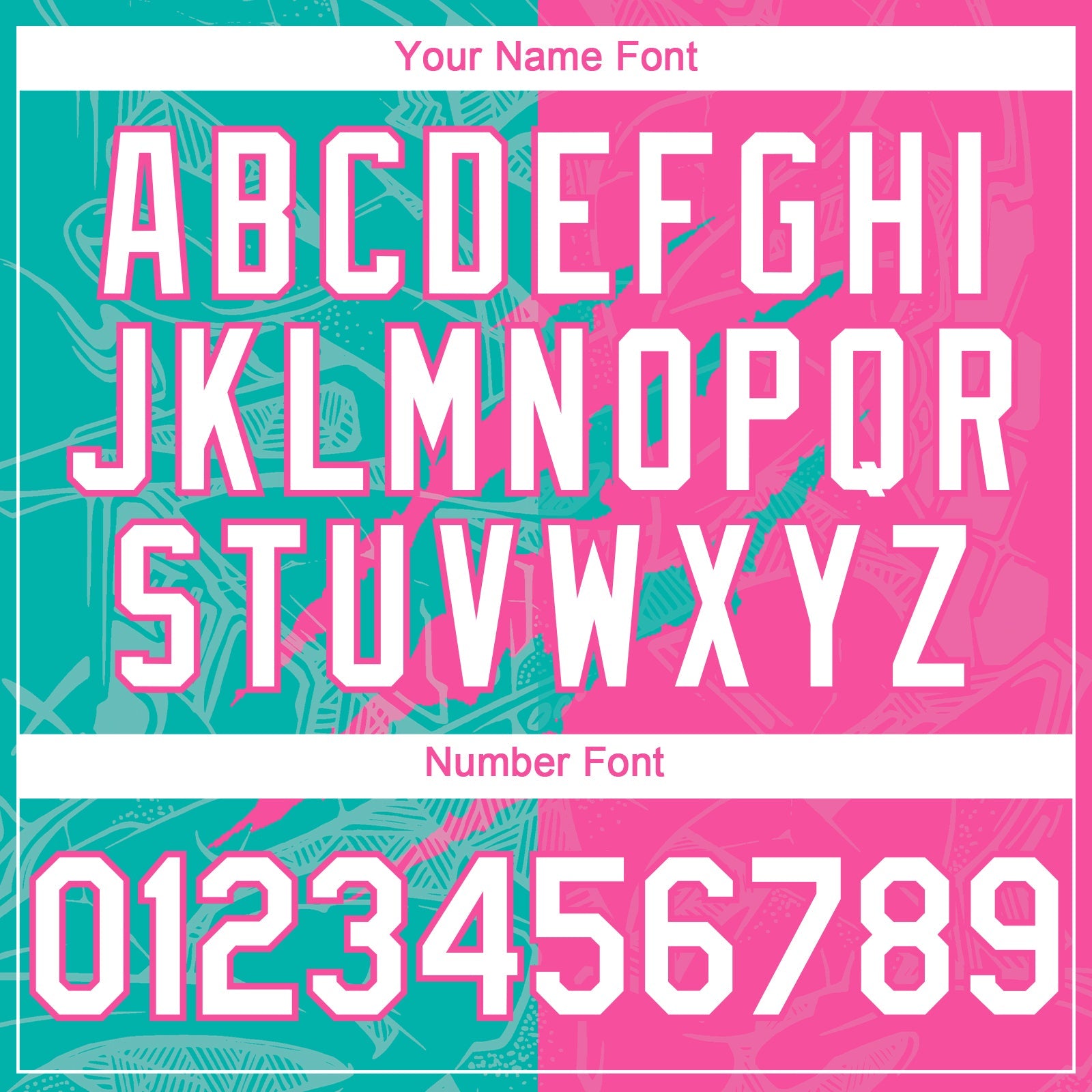 Custom Graffiti Pattern White Pink-Aqua 3D Scratch Authentic Baseball Jersey