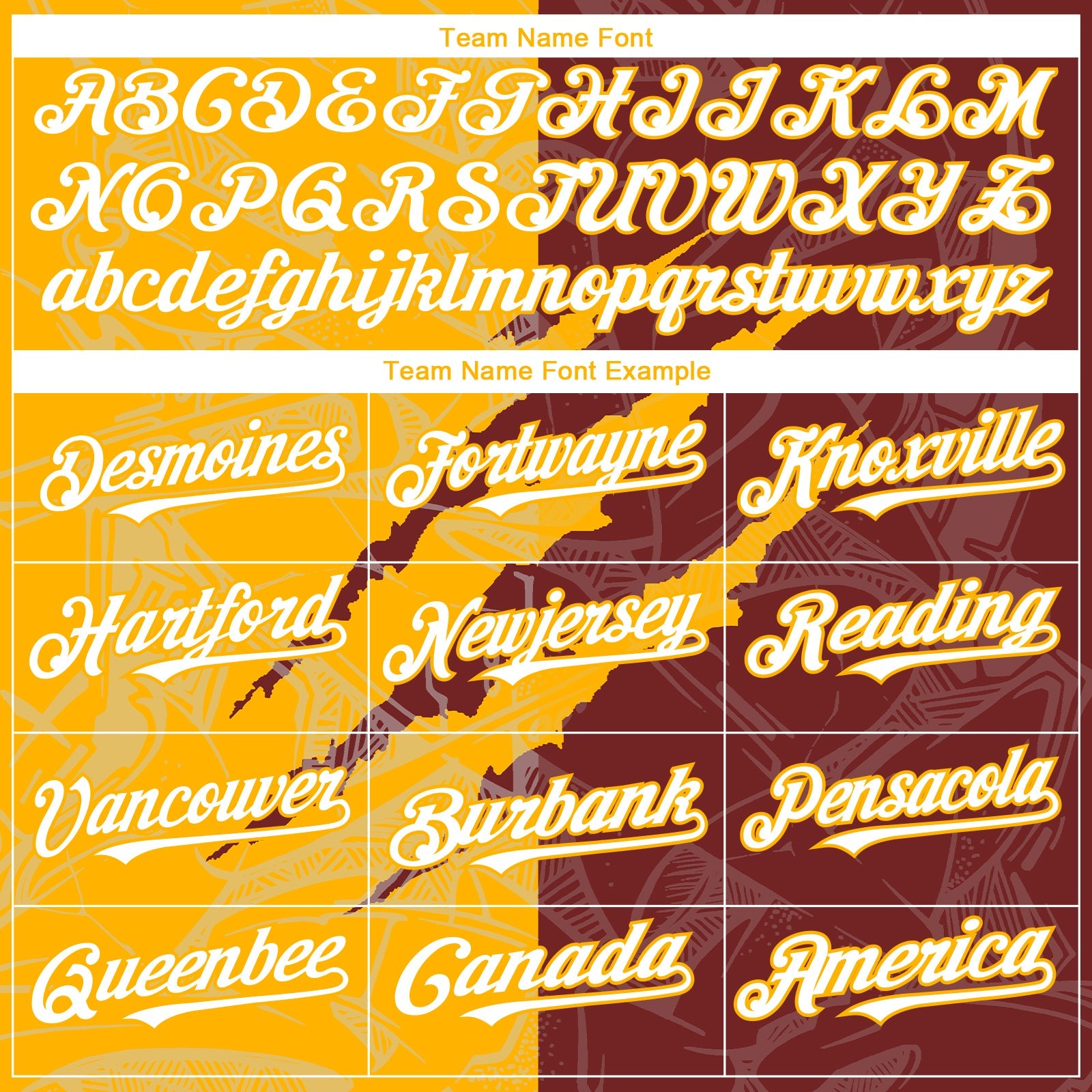 Custom Graffiti Pattern White Burgundy-Gold 3D Scratch Authentic Baseball Jersey