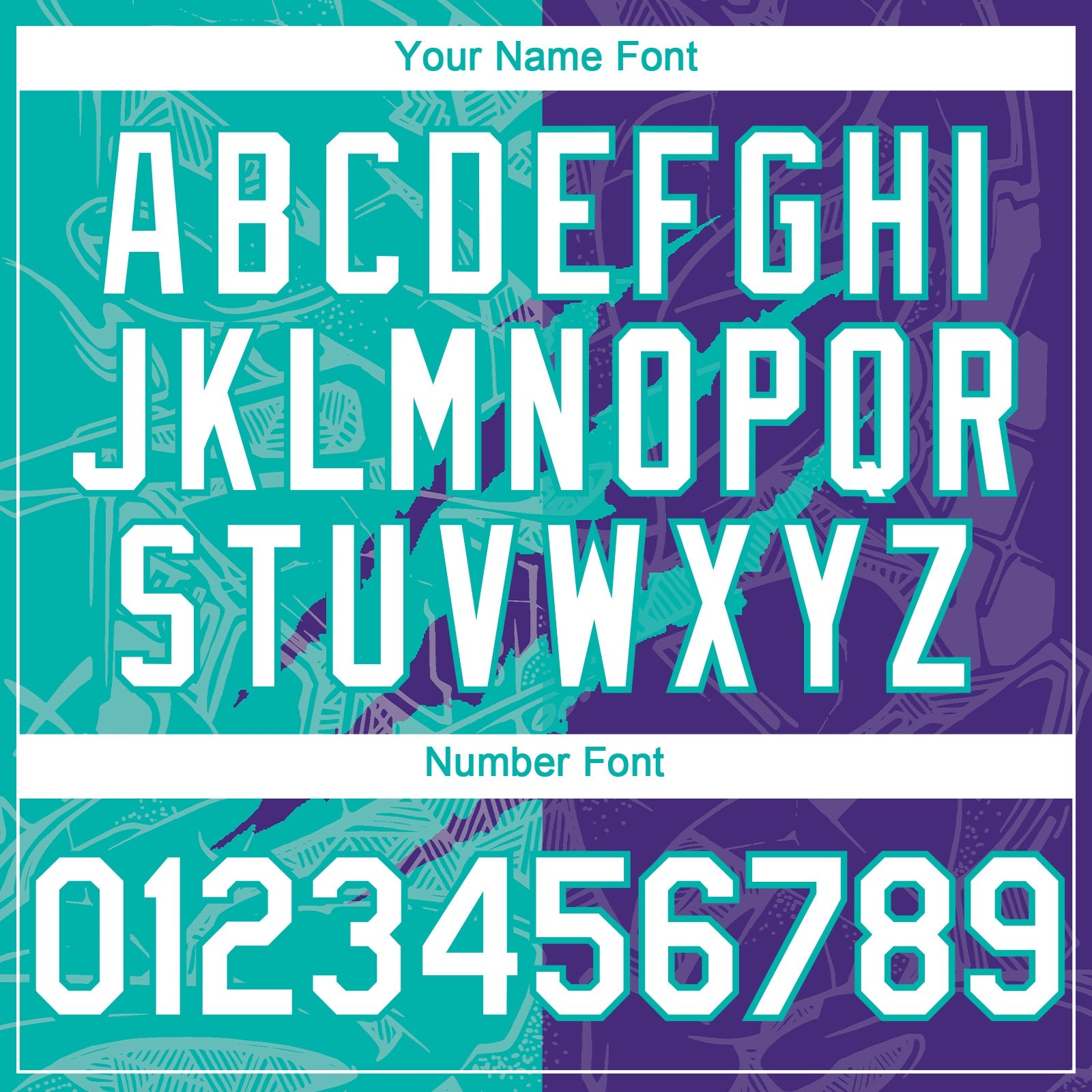 Custom Graffiti Pattern White Purple-Aqua 3D Scratch Authentic Baseball Jersey