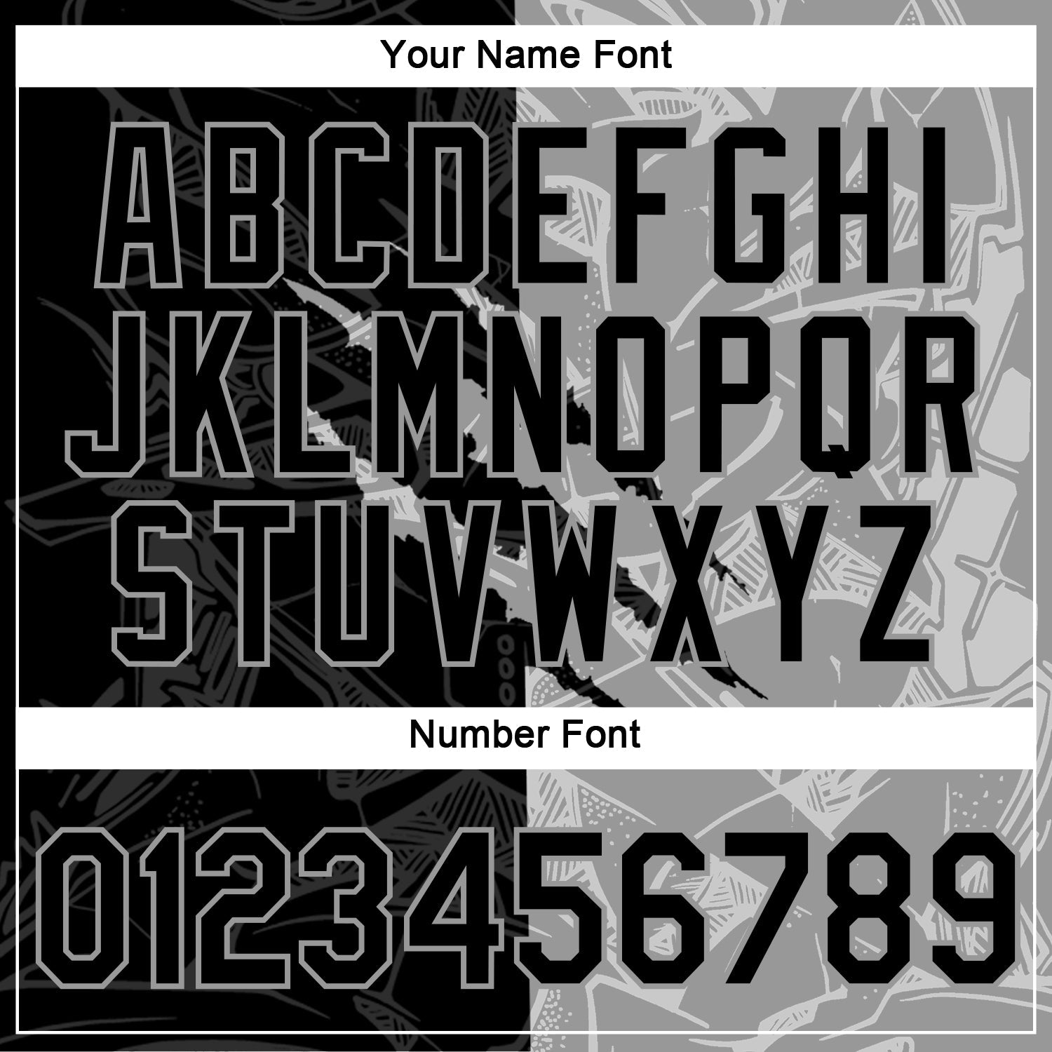 Custom Graffiti Pattern Black-Gray Scratch 3D Performance T-Shirt