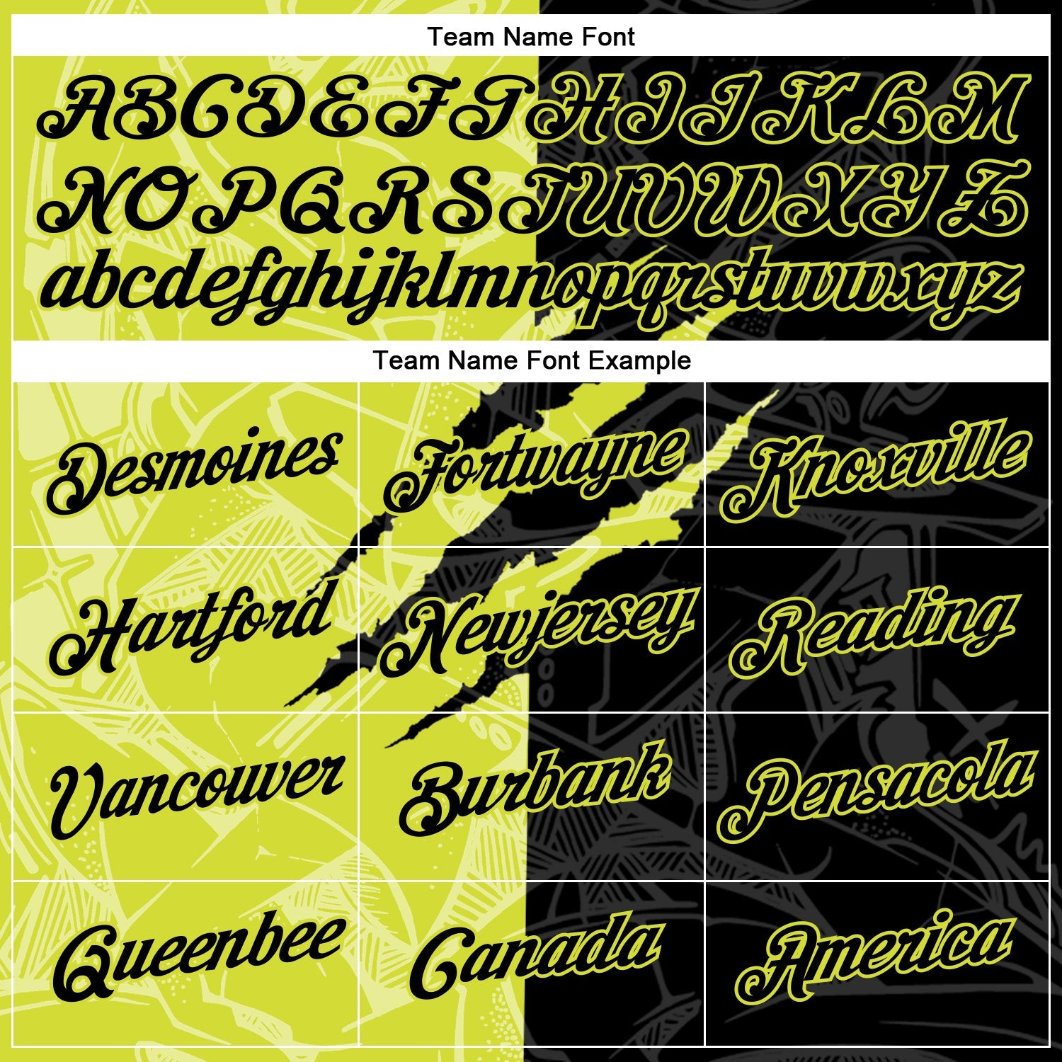 Custom Graffiti Pattern Black-Neon Yellow Scratch 3D Performance T-Shirt