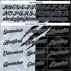 Custom Graffiti Pattern Black-Silver Scratch 3D Performance T-Shirt