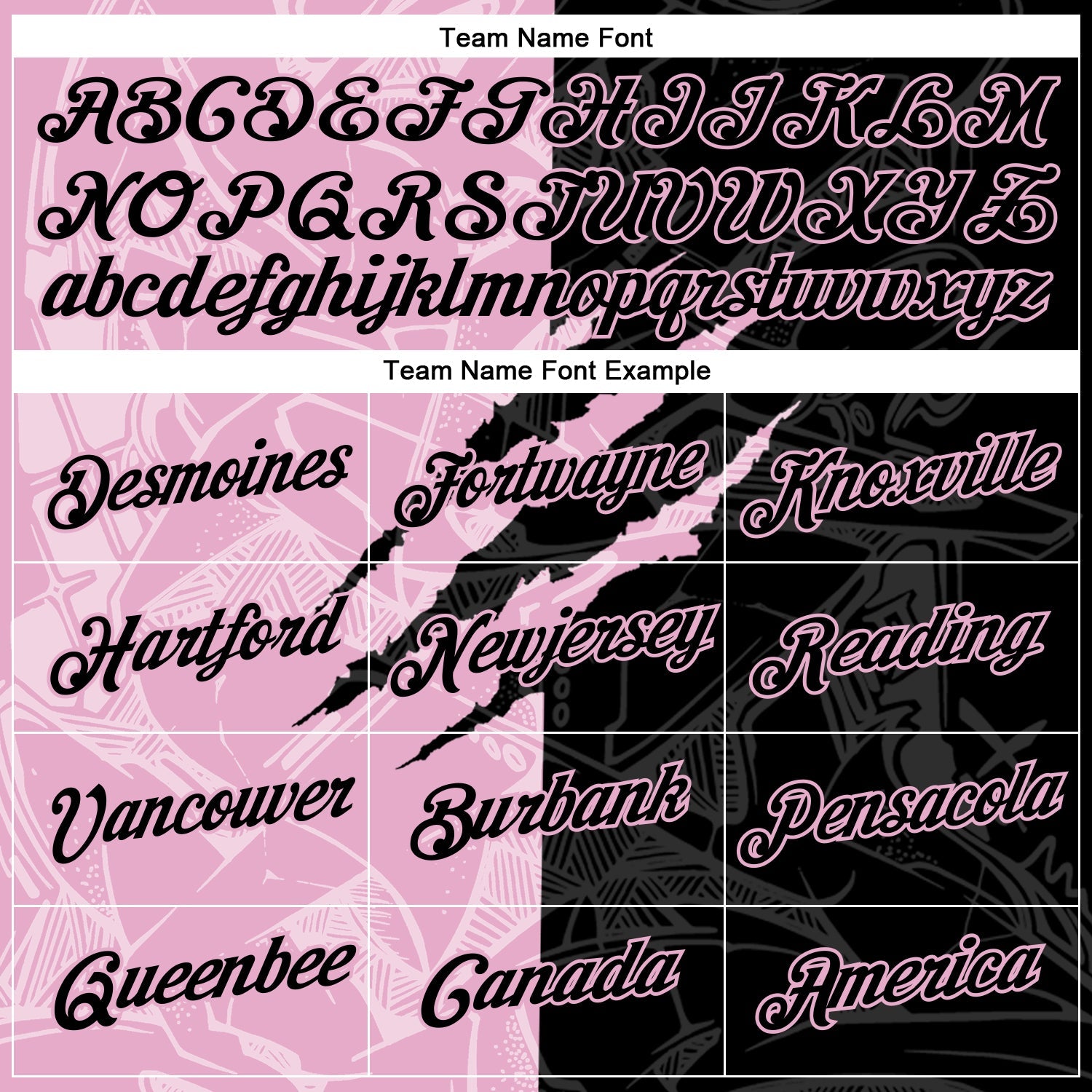 Custom Graffiti Pattern Black-Light Pink Scratch 3D Performance T-Shirt