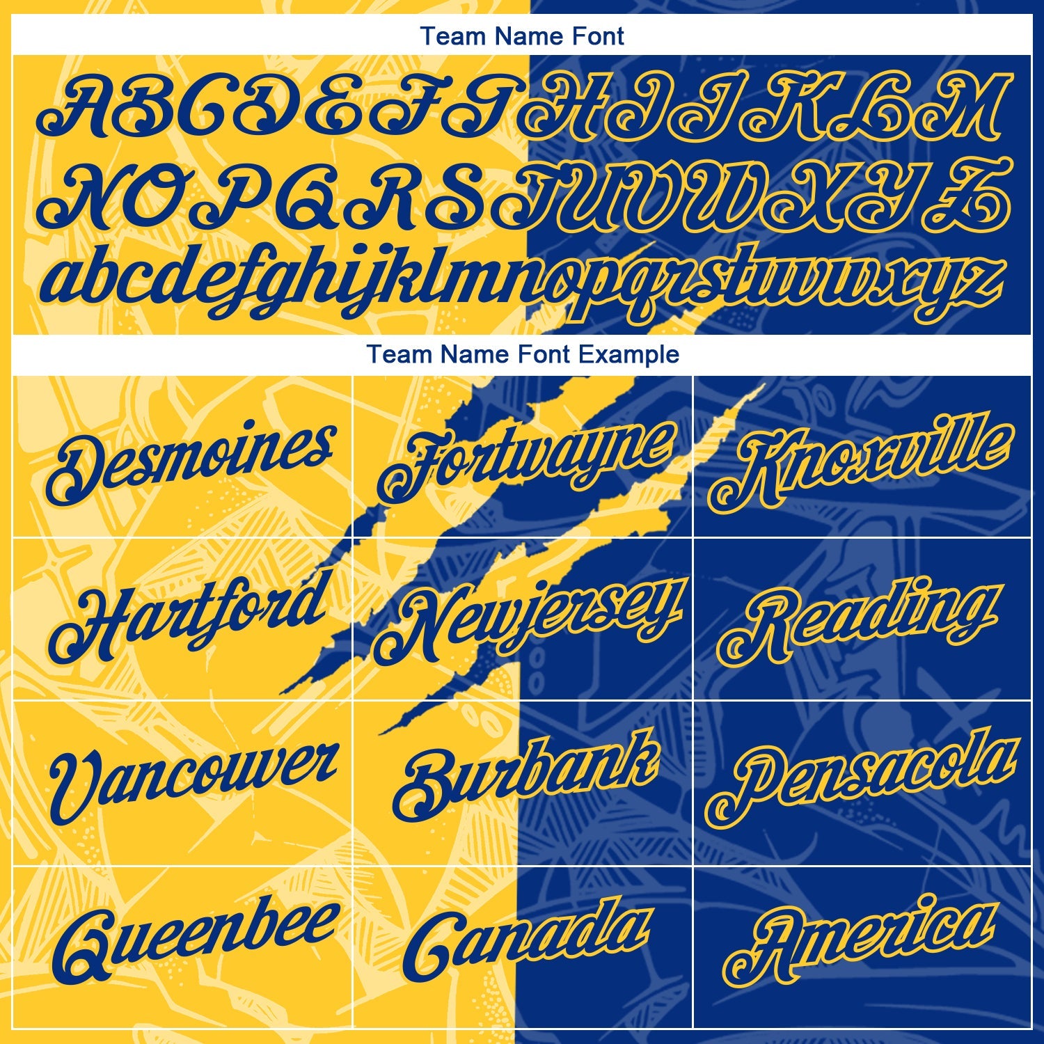 Custom Graffiti Pattern Royal-Yellow Scratch 3D Performance T-Shirt