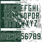 Custom Graffiti Pattern Green-White Scratch 3D Performance T-Shirt